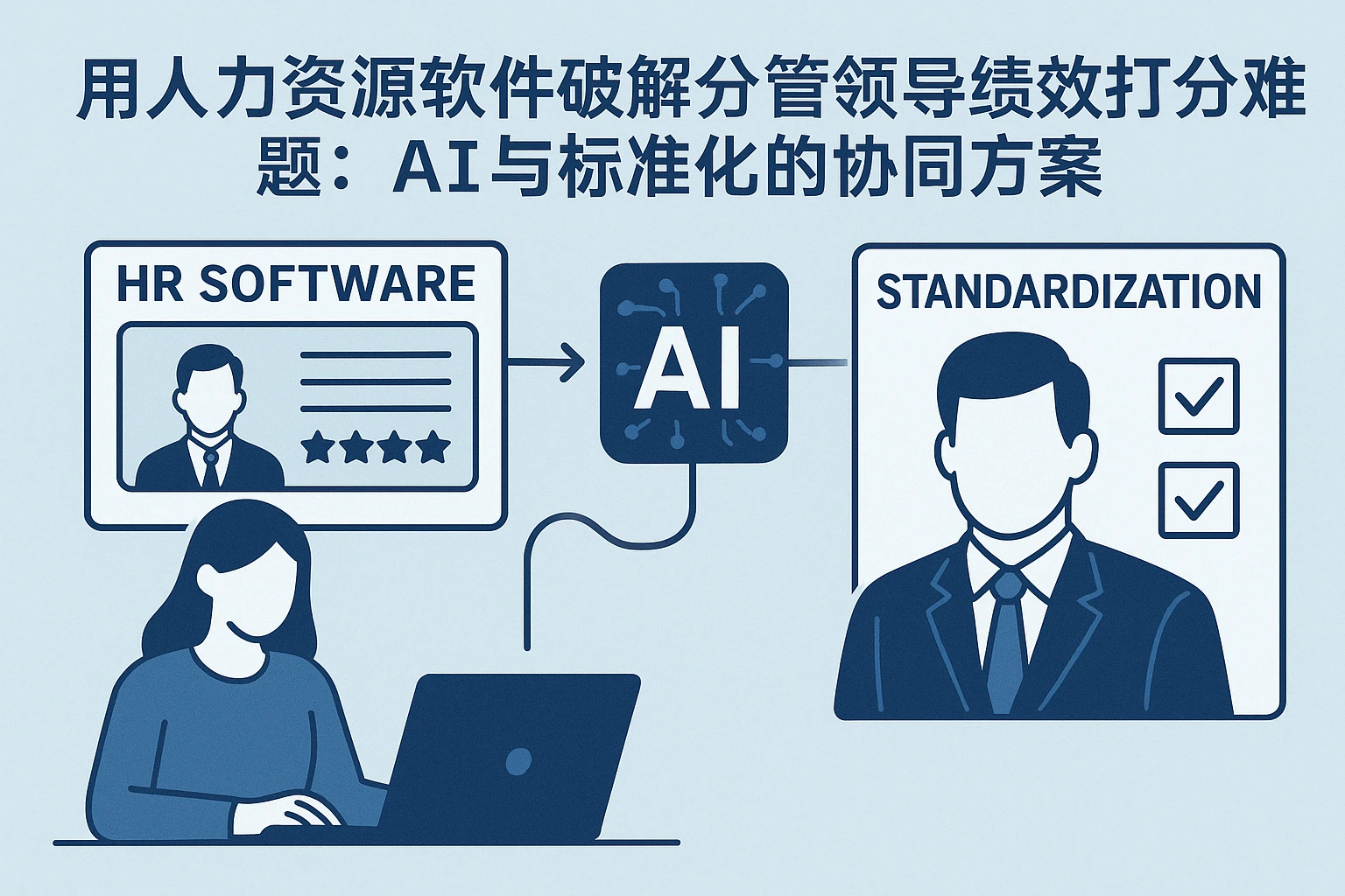 用人力资源软件破解分管领导绩效打分难题：AI与标准化的协同方案