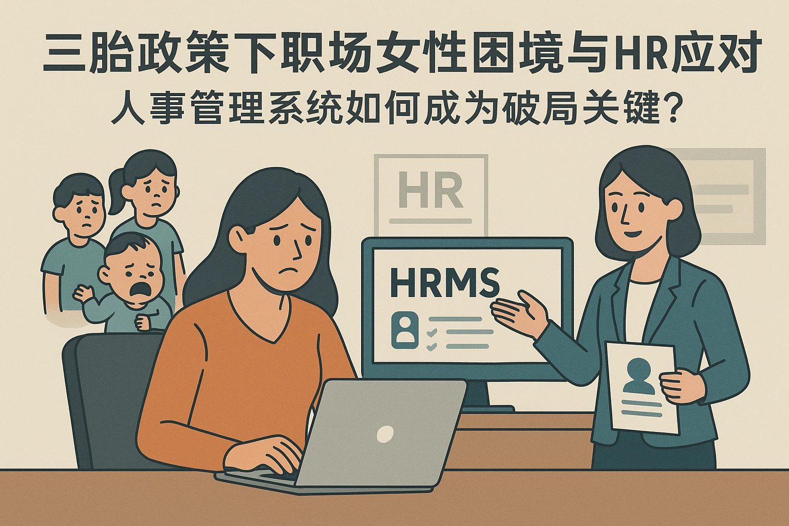 三胎政策下职场女性困境与HR应对:人事管理系统如何成为破局关键?