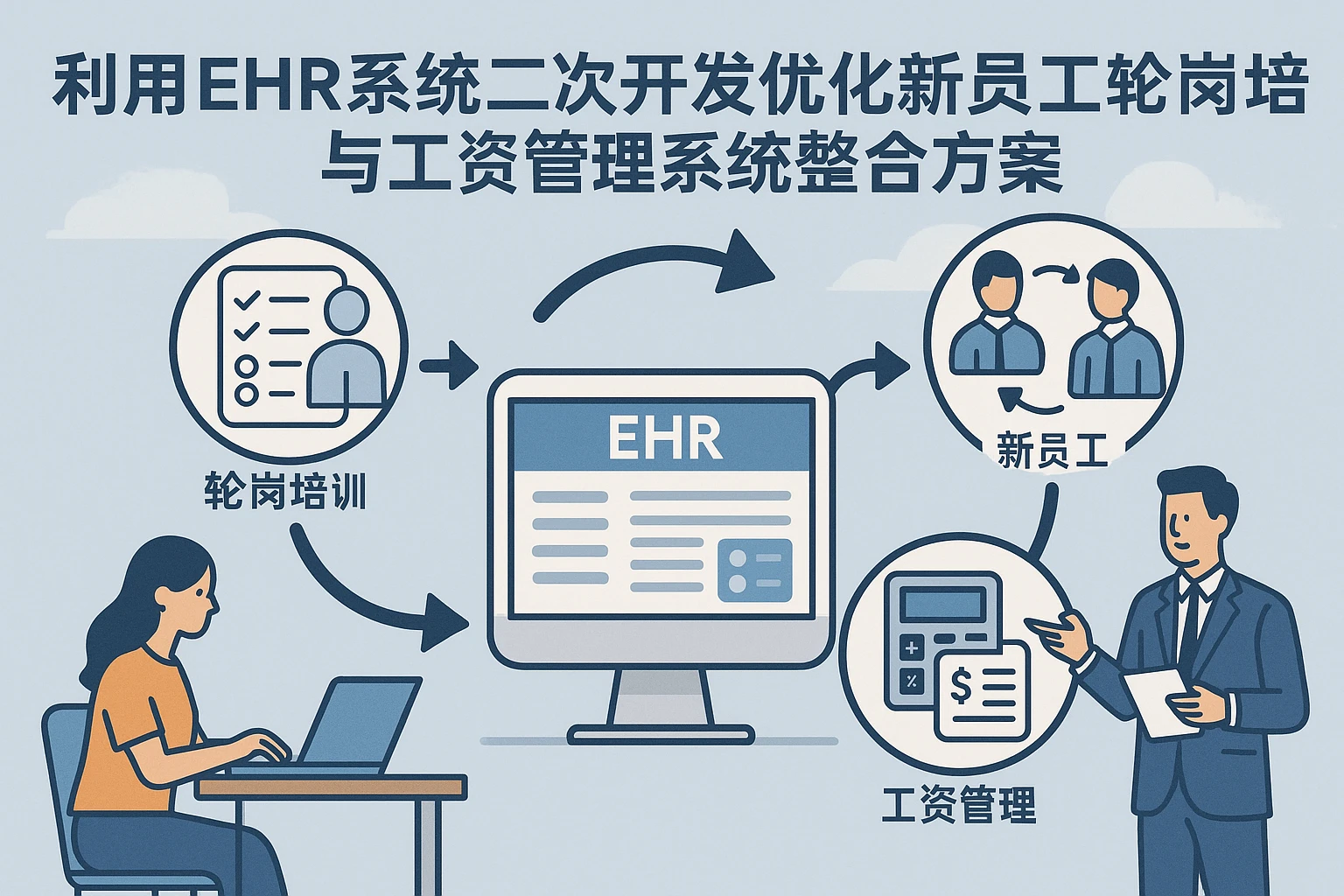 利用ehr系统二次开发优化新员工轮岗培训与工资管理系统整合方案