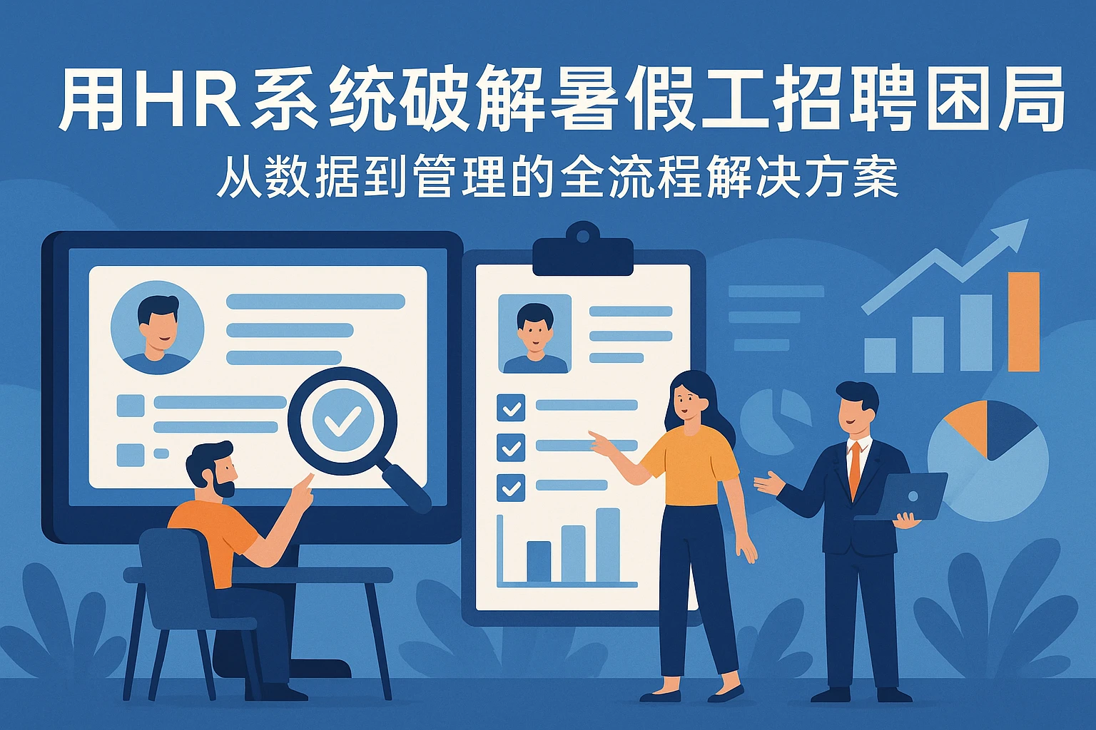 用HR系统破解暑假工招聘困局：从数据到管理的全流程解决方案