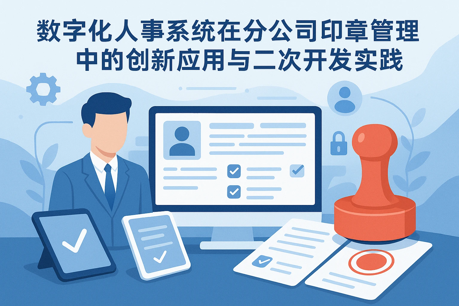 数字化人事系统在分公司印章管理中的创新应用与二次开发实践
