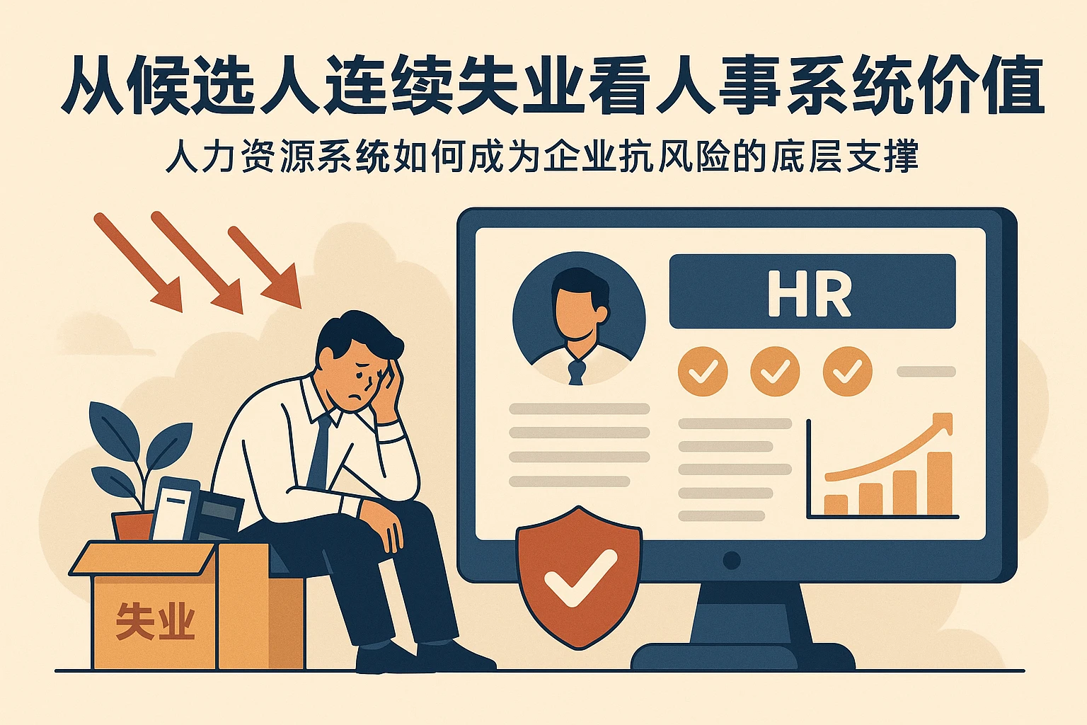 从候选人连续失业看人事系统价值:人力资源系统如何成为企业抗风险的底层支撑