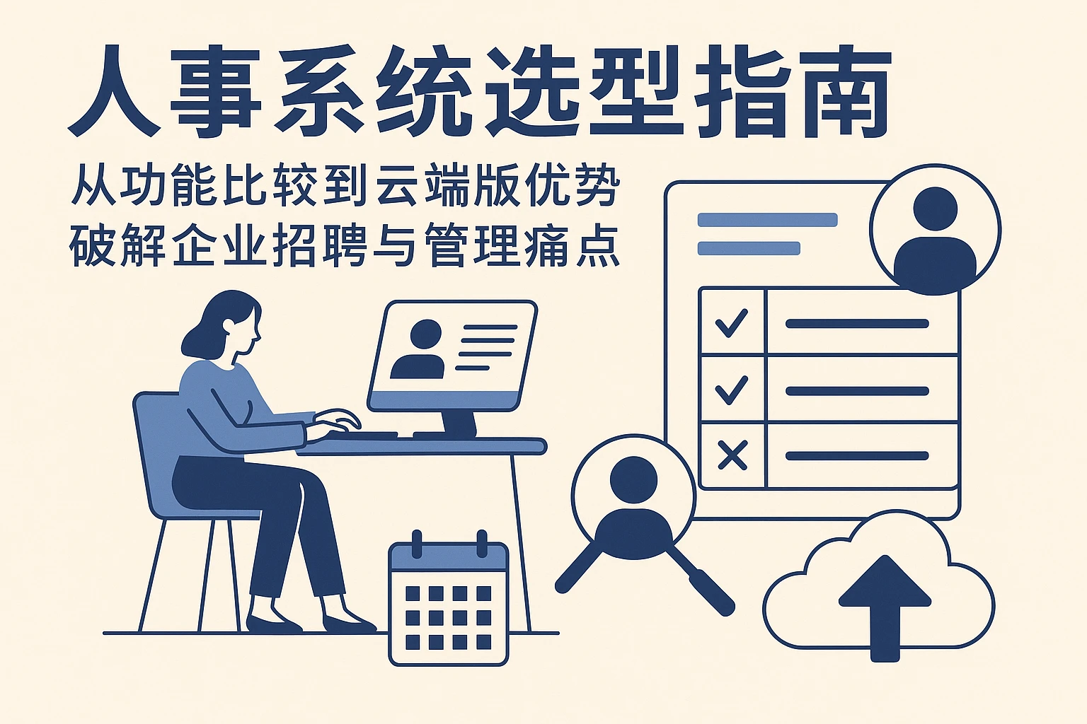 人事系统选型指南：从功能比较到云端版优势，破解企业招聘与管理痛点