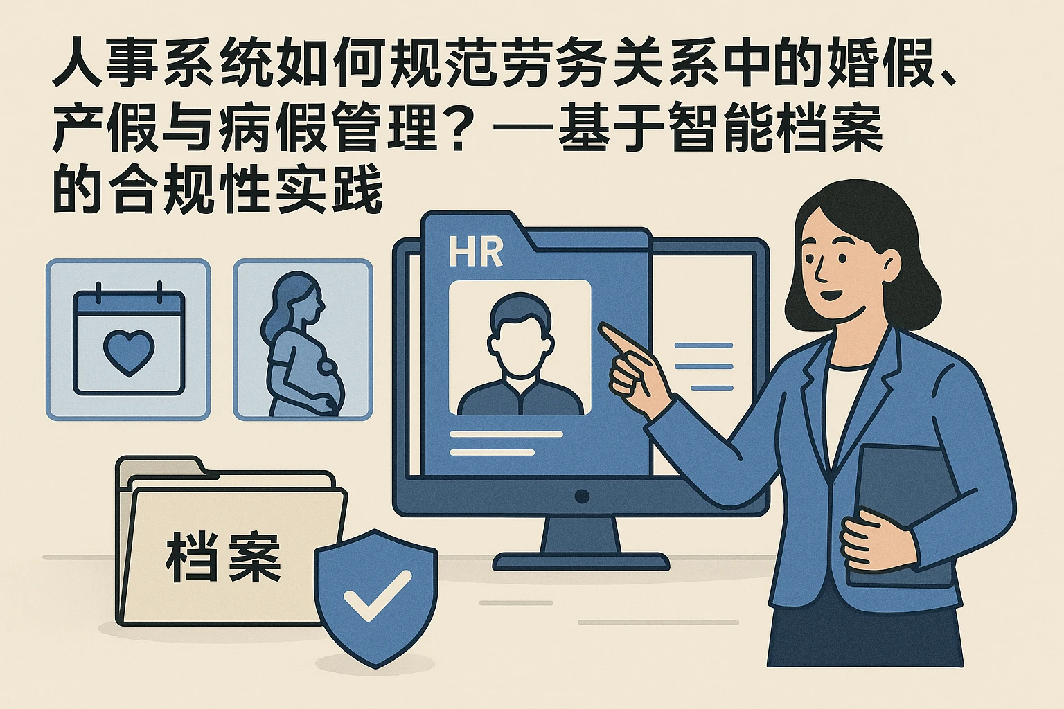 人事系统如何规范劳务关系中的婚假、产假与病假管理？——基于智能档案的合规性实践