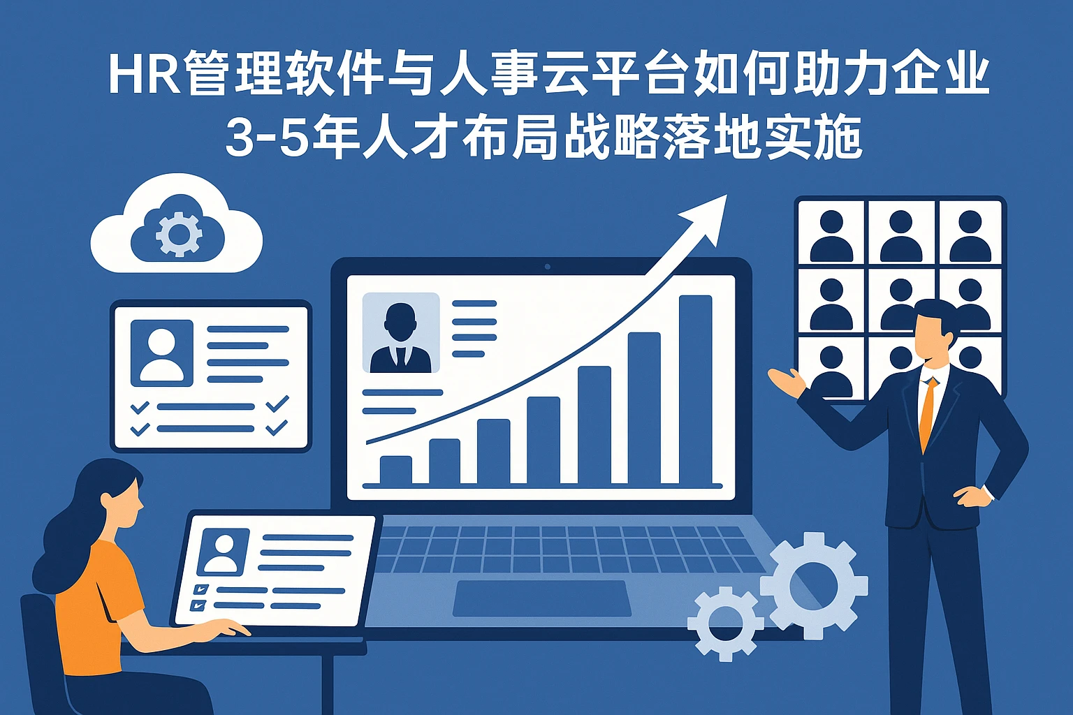 HR管理软件与人事云平台如何助力企业3-5年人才布局战略落地实施