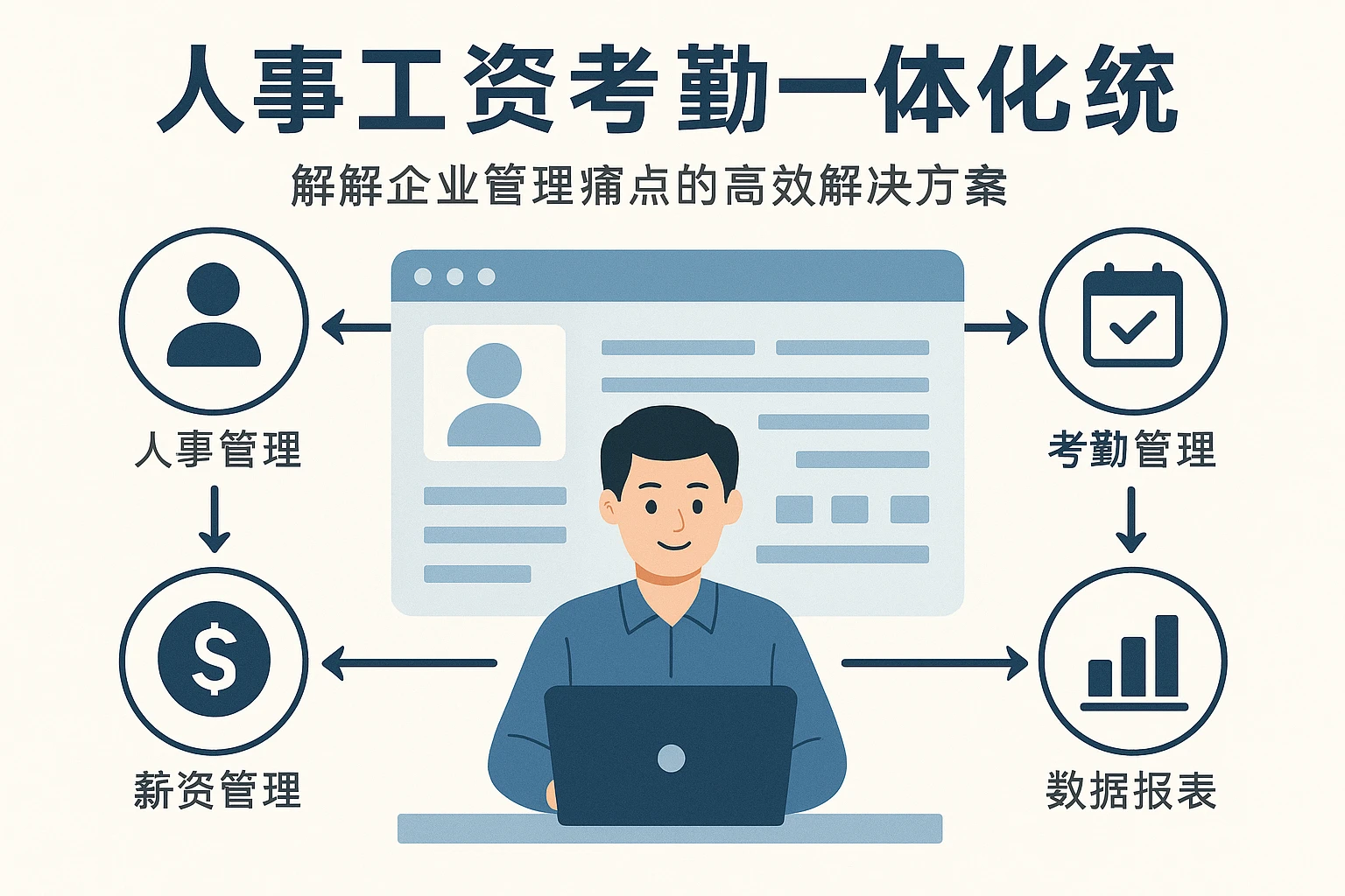 人事工资考勤一体化系统:破解企业管理痛点的高效解决方案