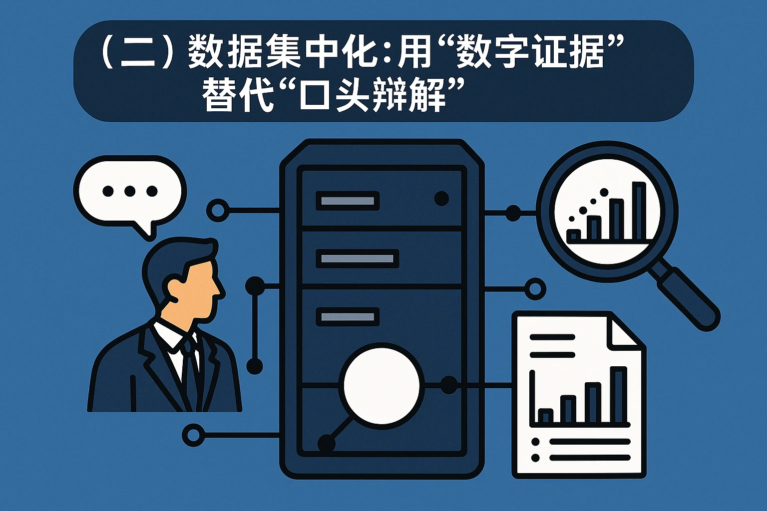 (二)数据集中化:用“数字证据”替代“口头辩解”