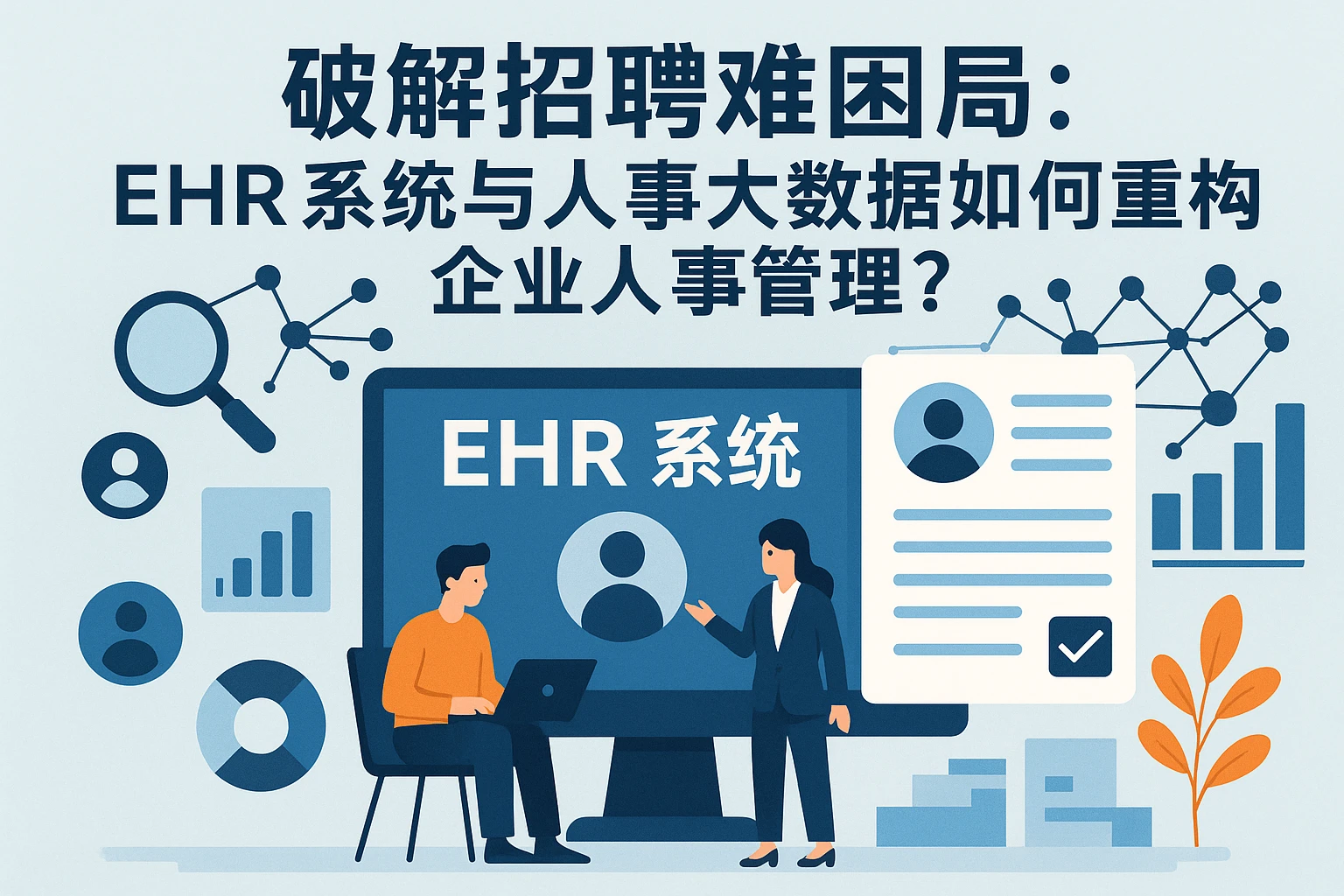 破解招聘难困局:EHR系统与人事大数据如何重构企业人事管理?