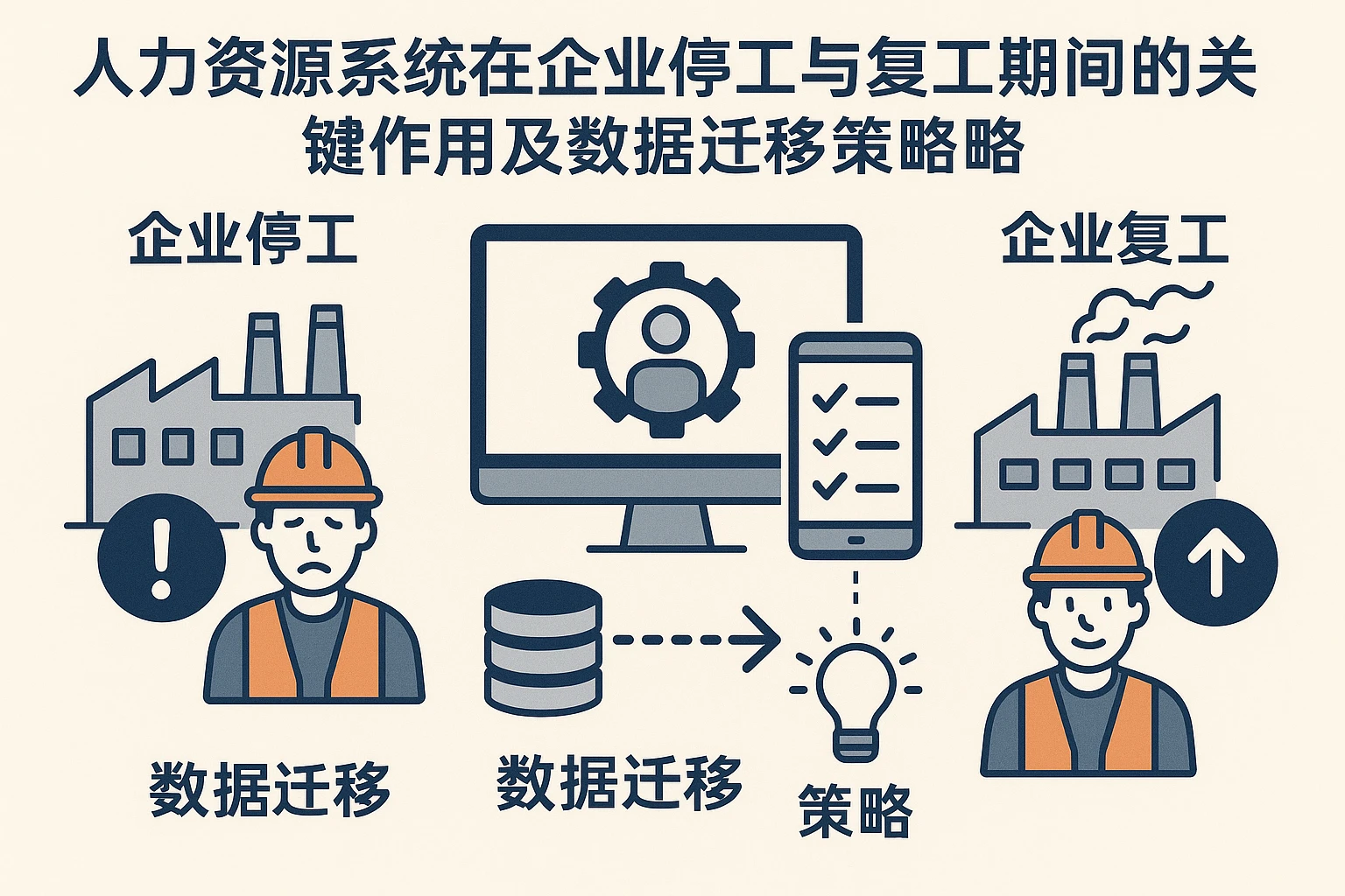 人力资源系统在企业停工与复工期间的关键作用及数据迁移策略