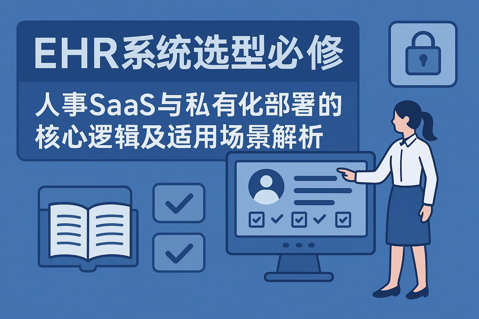 EHR系统选型必修课:人事SaaS与私有化部署的核心逻辑及适用场景解析