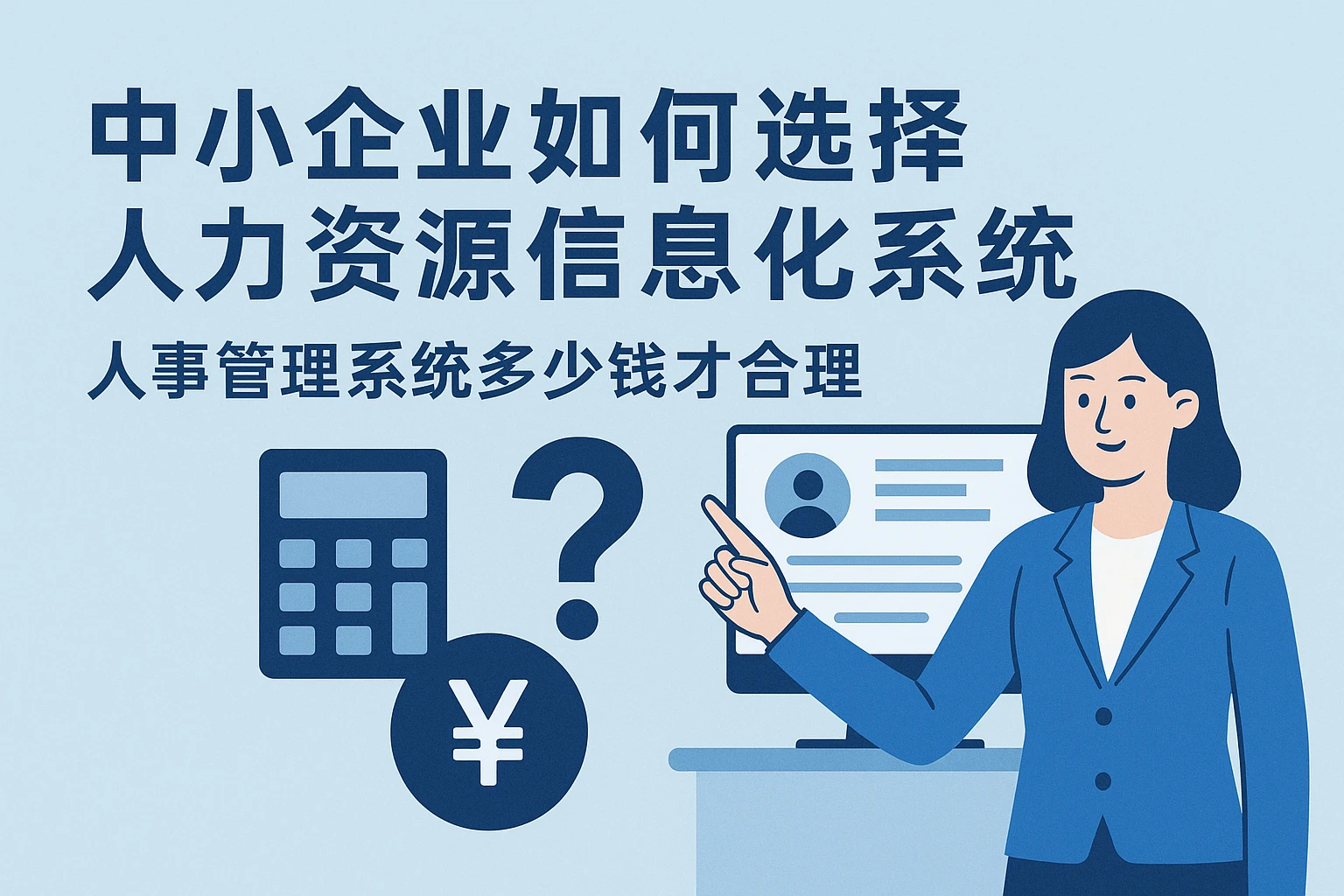 中小企业如何选择人力资源信息化系统 - 人事管理系统多少钱才合理