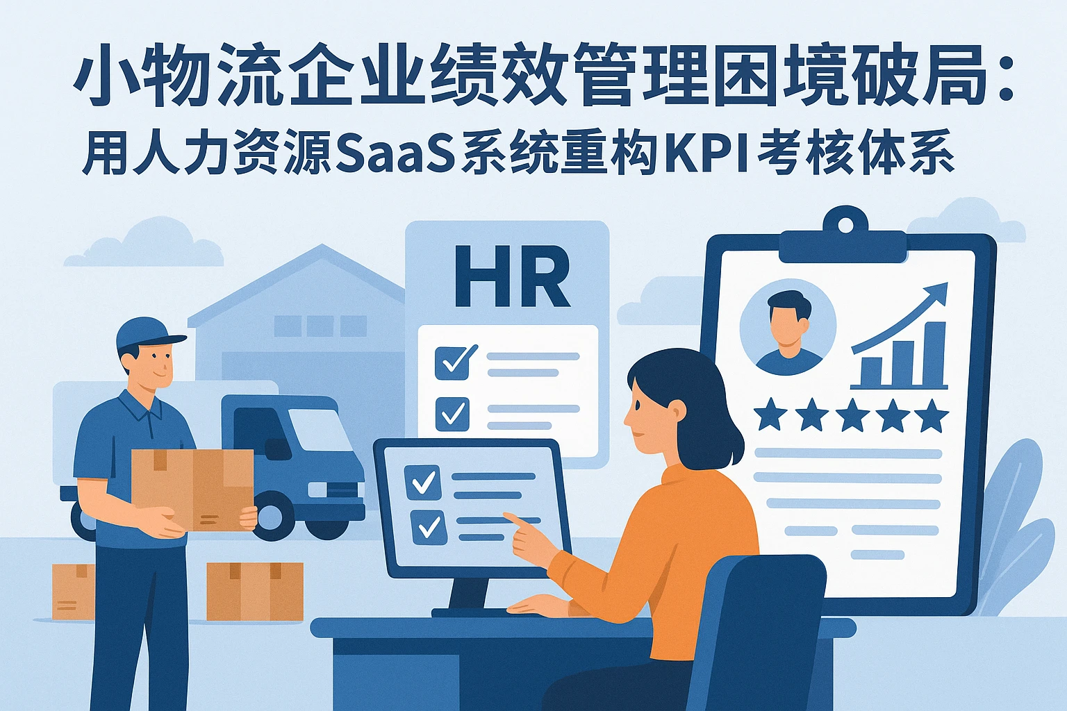 小物流企业绩效管理困境破局：用人力资源SaaS系统重构KPI考核体系