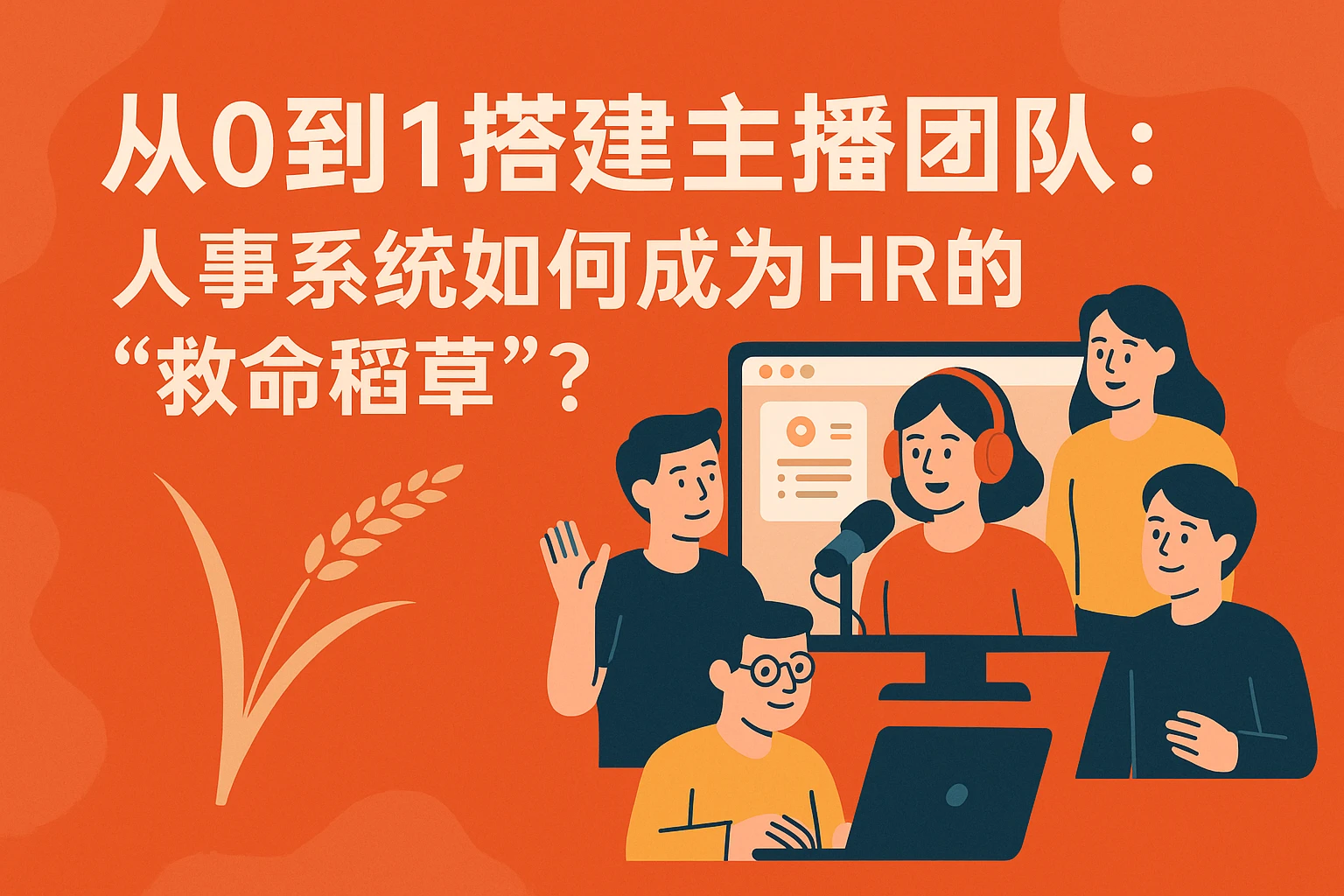 从0到1搭建主播团队：人事系统如何成为HR的“救命稻草”？