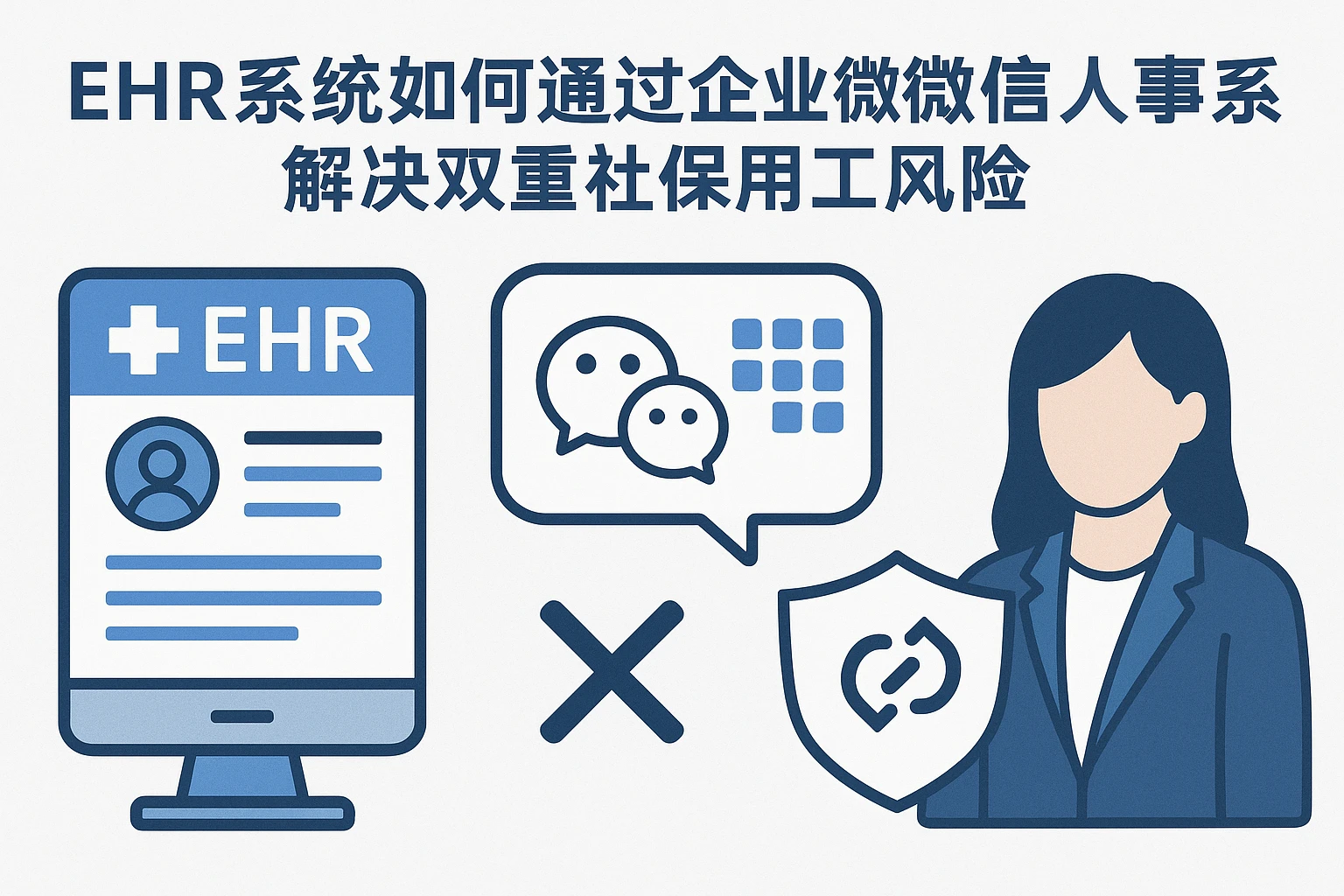 ehr系统如何通过企业微信人事系统解决双重社保用工风险