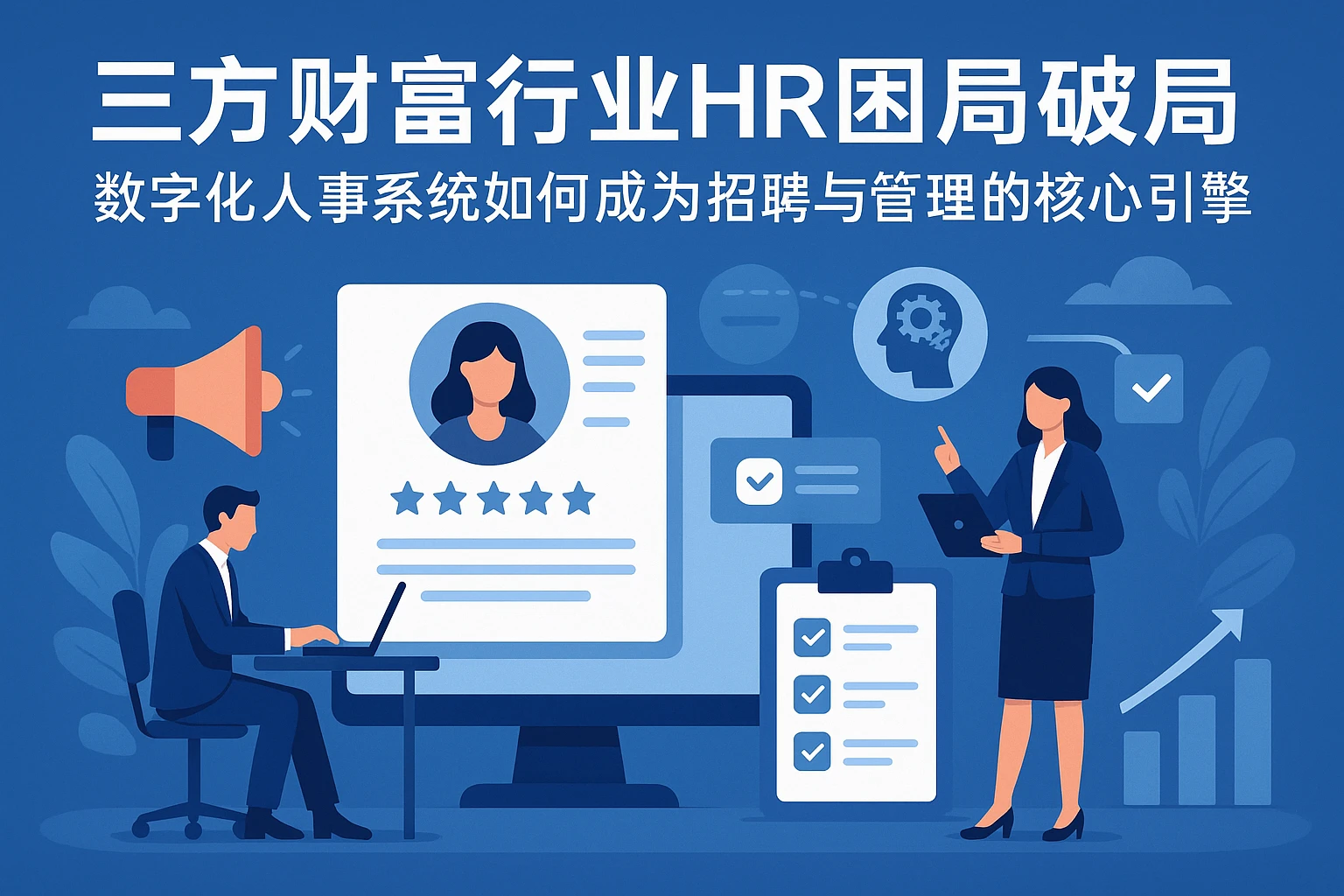 三方财富行业HR困局破局:数字化人事系统如何成为招聘与管理的核心引擎