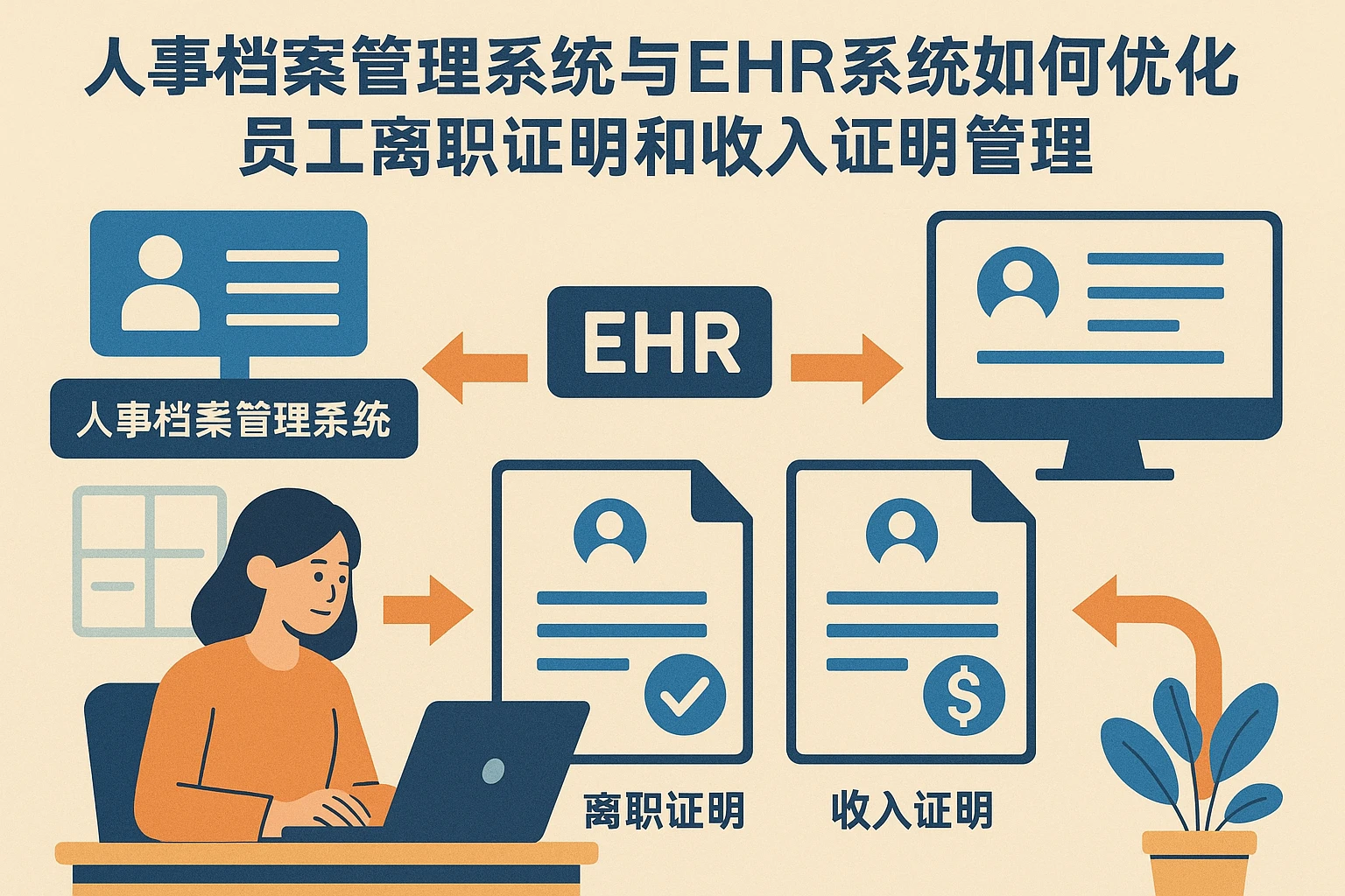 人事档案管理系统与EHR系统如何优化员工离职证明和收入证明管理