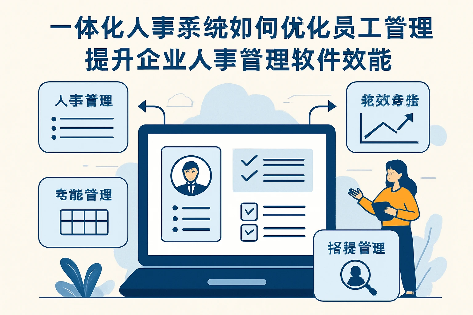 一体化人事系统如何优化员工管理系统,提升企业人事管理软件效能