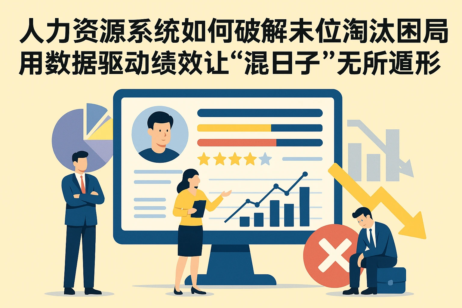人力资源系统如何破解末位淘汰困局?用数据驱动绩效让“混日子”无所遁形