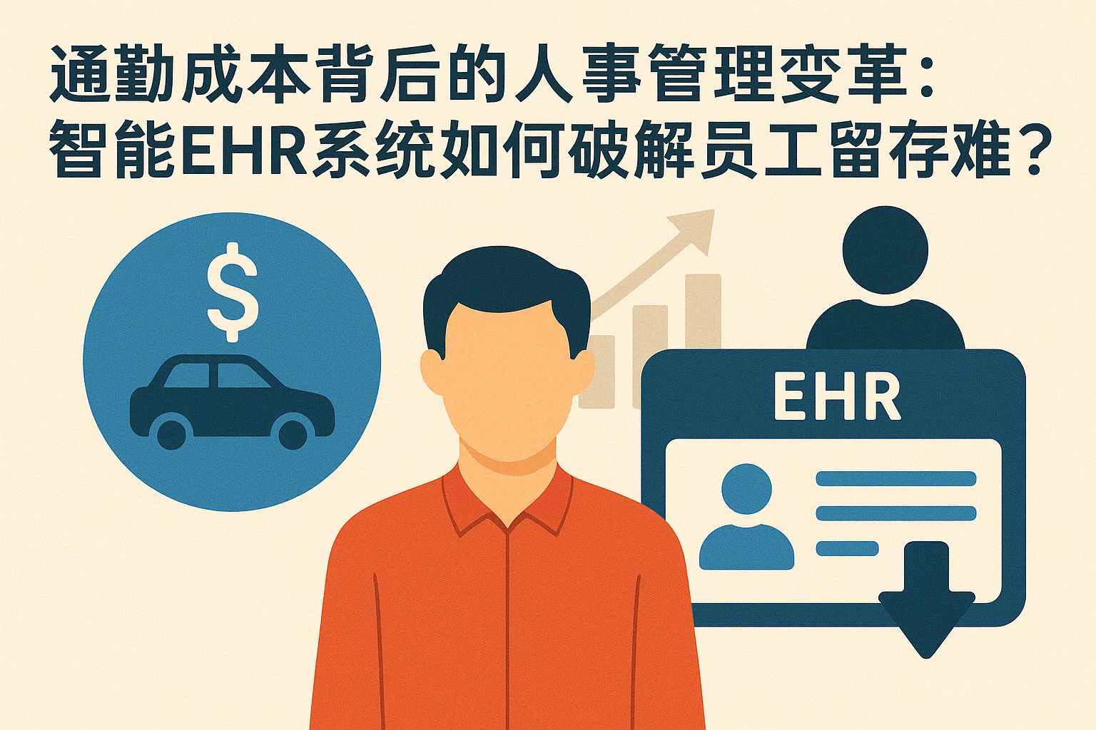 通勤成本背后的人事管理变革:智能EHR系统如何破解员工留存难题?
