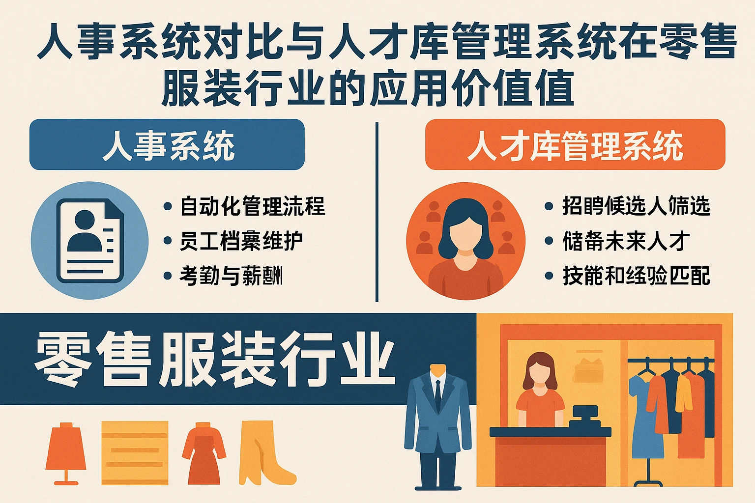 人事系统对比与人才库管理系统在零售服装行业的应用价值