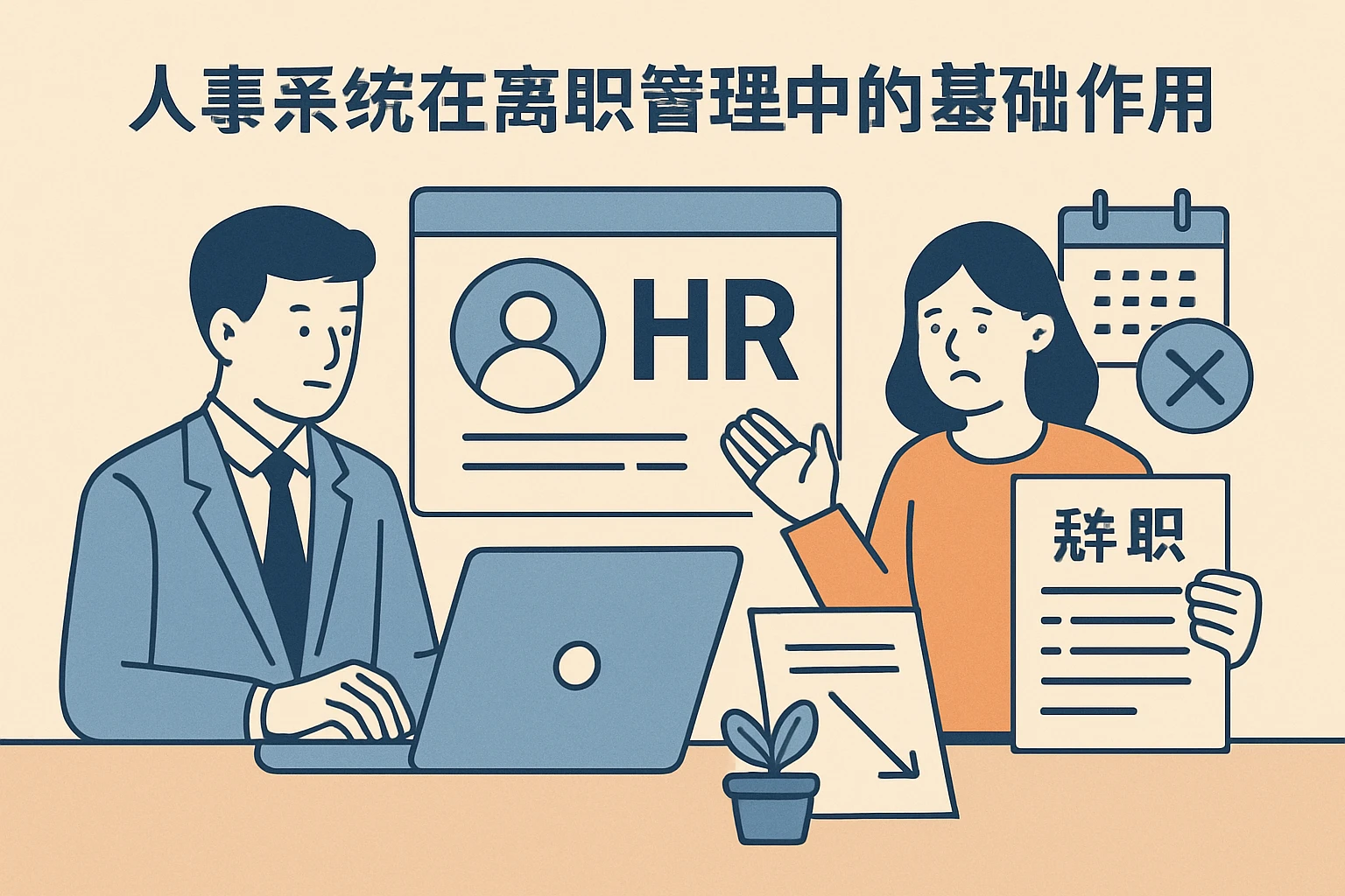 人事系统在离职管理中的基础作用