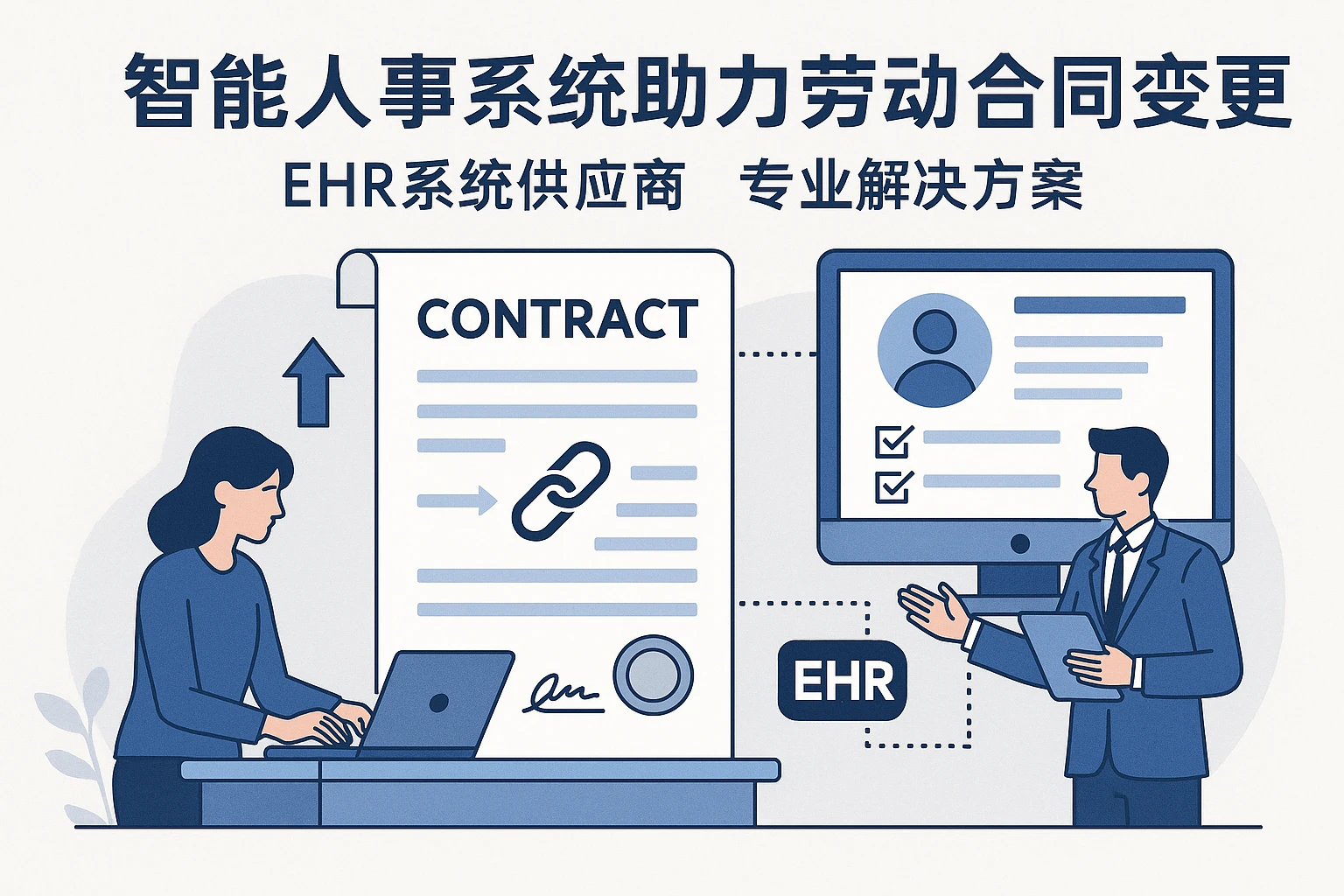 智能人事系统助力劳动合同变更：EHR系统供应商专业解决方案