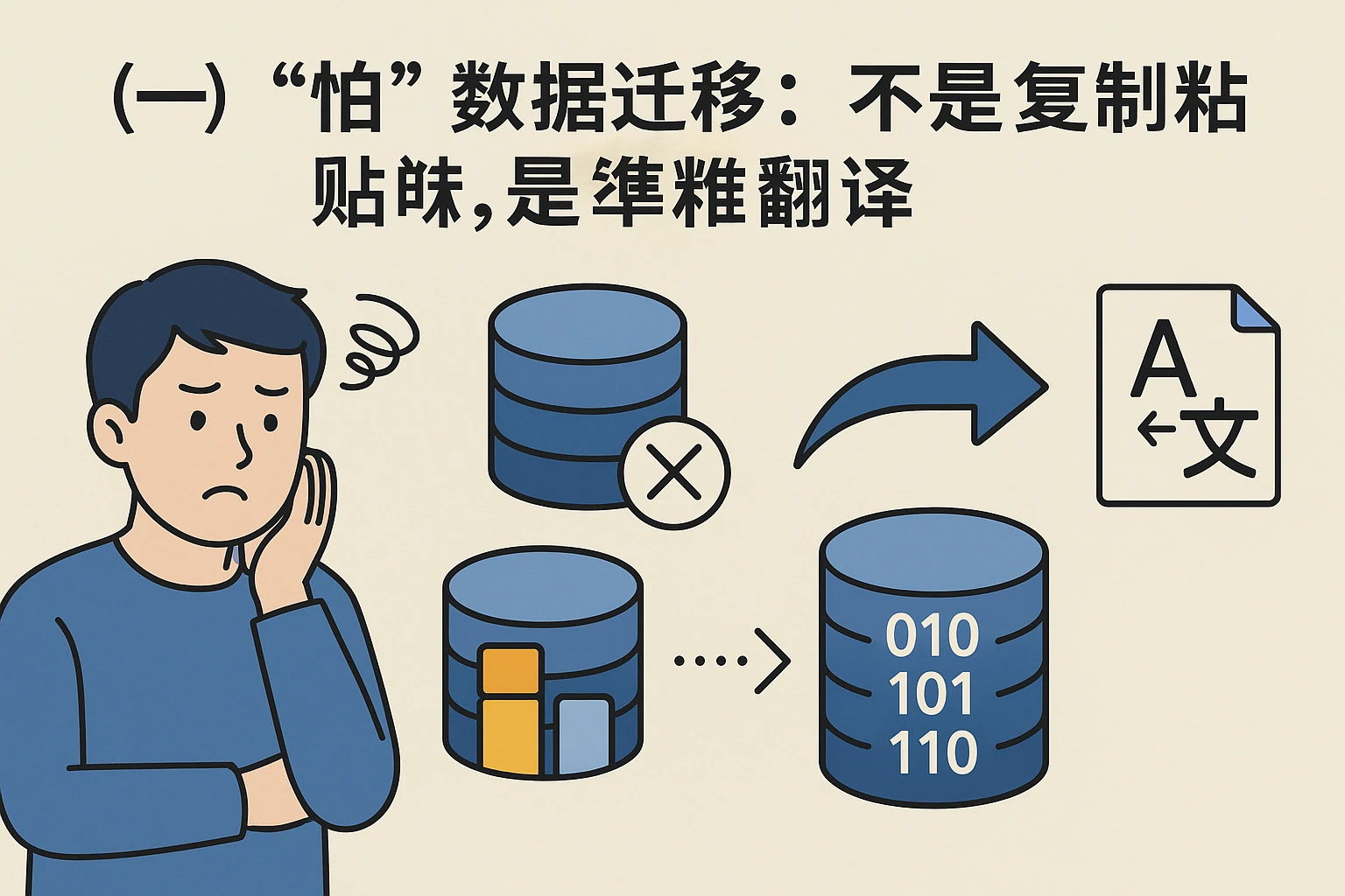 一、“怕”数据迁移:不是“复制粘贴”,是“精准翻译”
