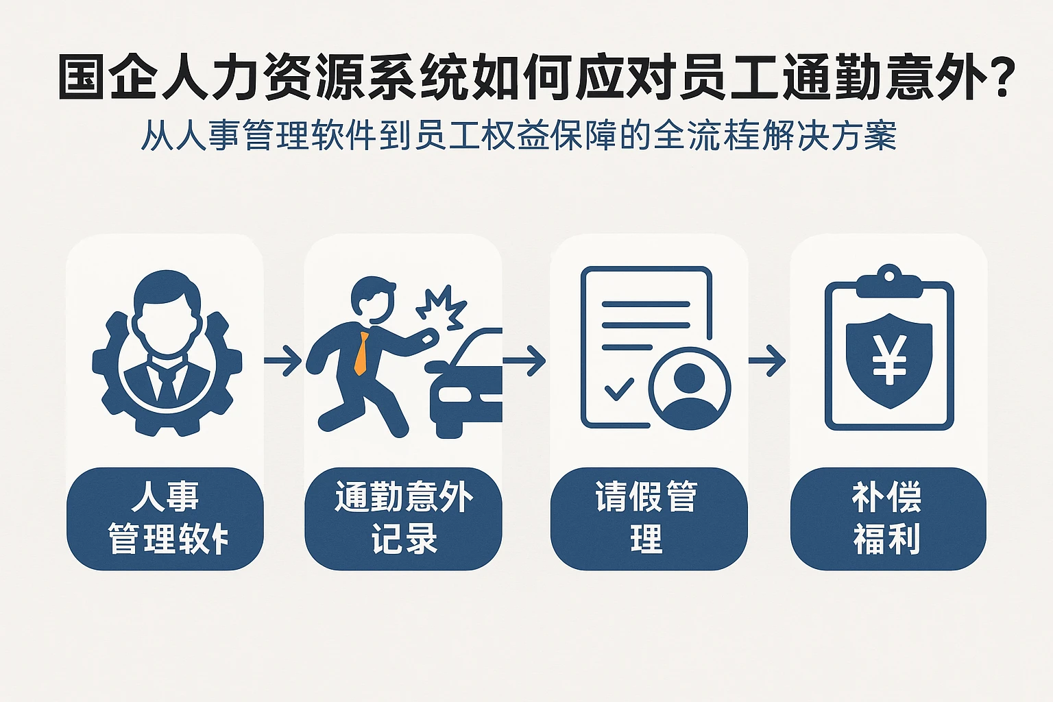 国企人力资源系统如何应对员工通勤意外?——从人事管理软件到员工权益保障的全流程解决方案