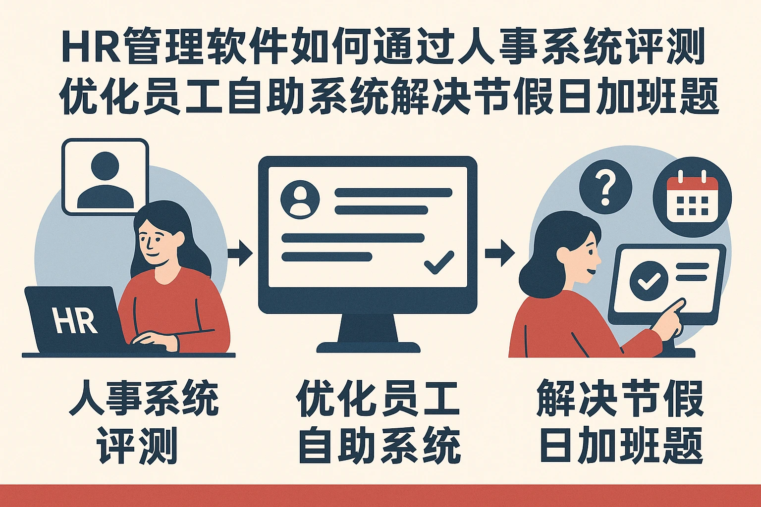 HR管理软件如何通过人事系统评测优化员工自助系统解决节假日加班问题
