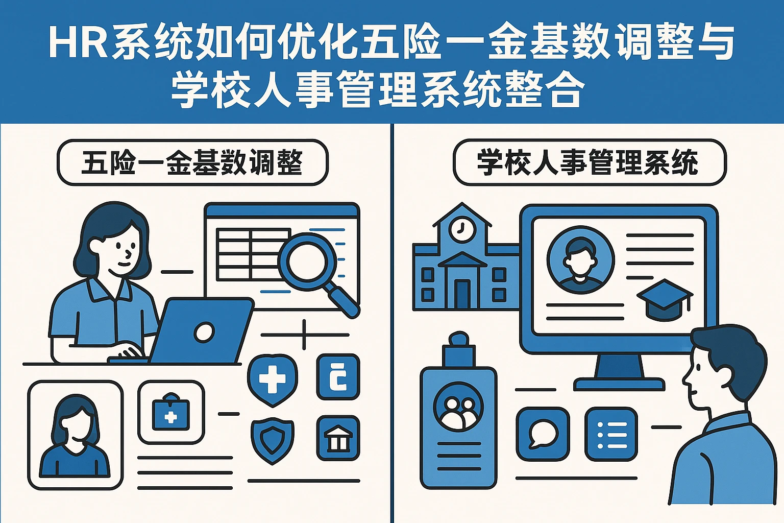 HR系统如何优化五险一金基数调整与学校人事管理系统整合