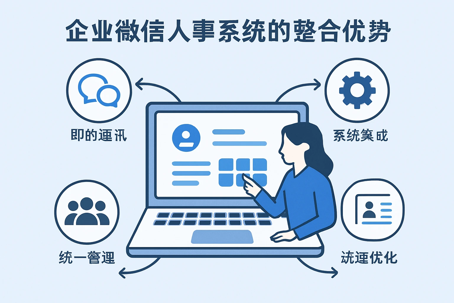 企业微信人事系统的整合优势