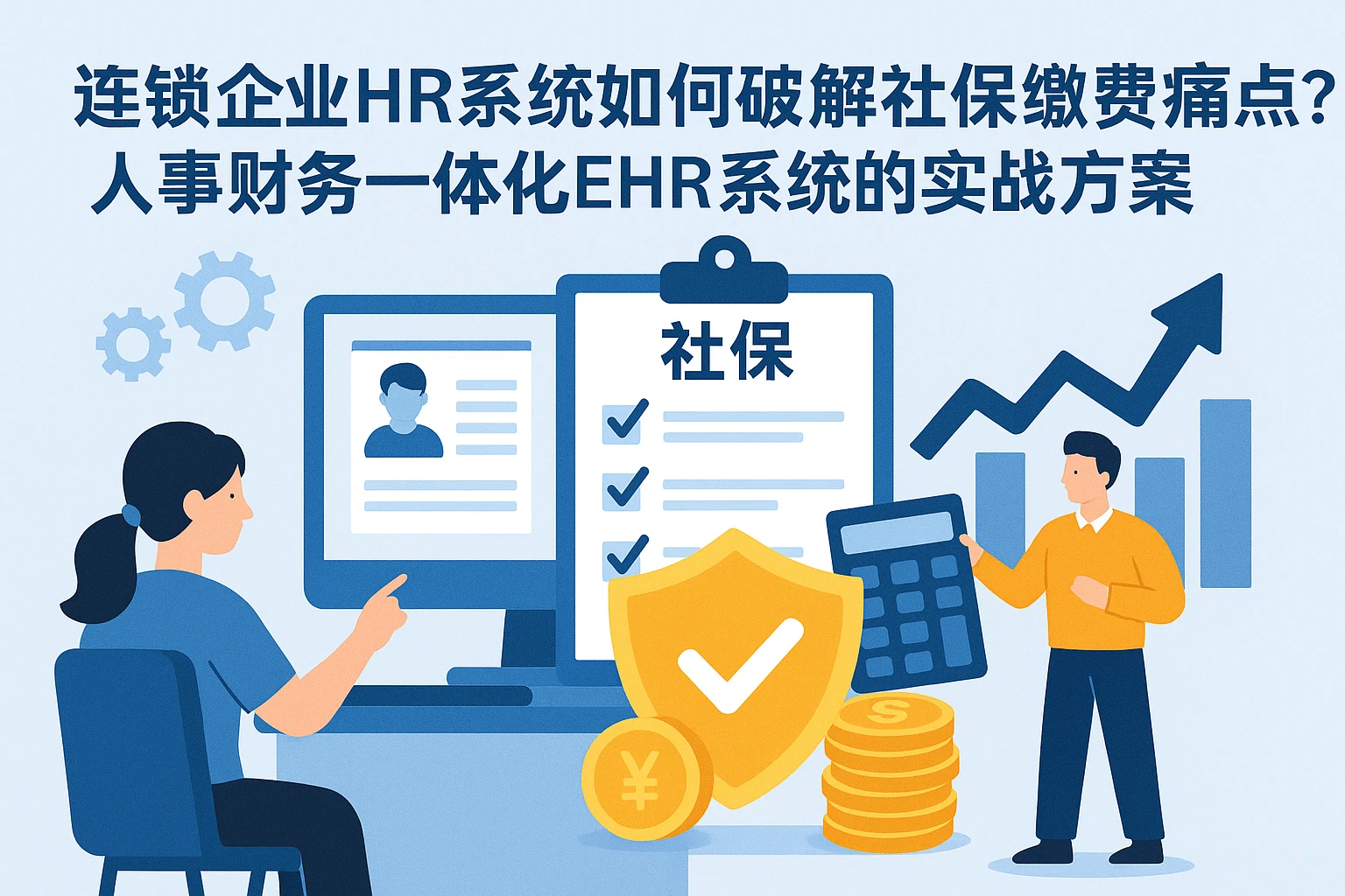 连锁企业HR系统如何破解社保缴费痛点？人事财务一体化EHR系统的实战方案