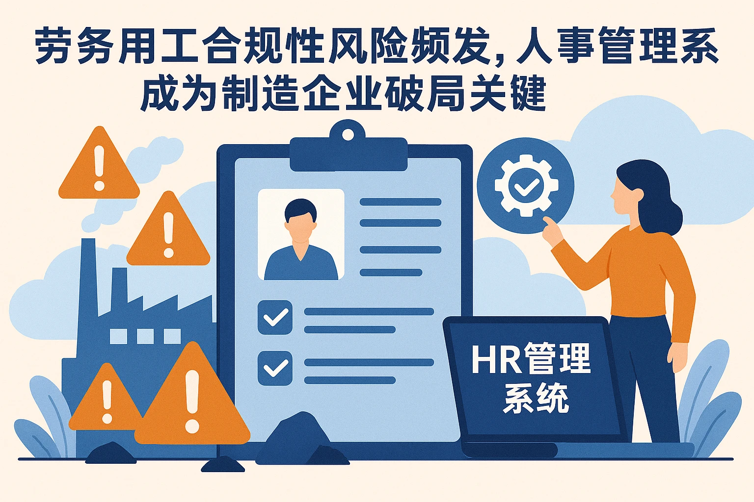 劳务用工合规性风险频发,人事管理系统成为制造企业破局关键