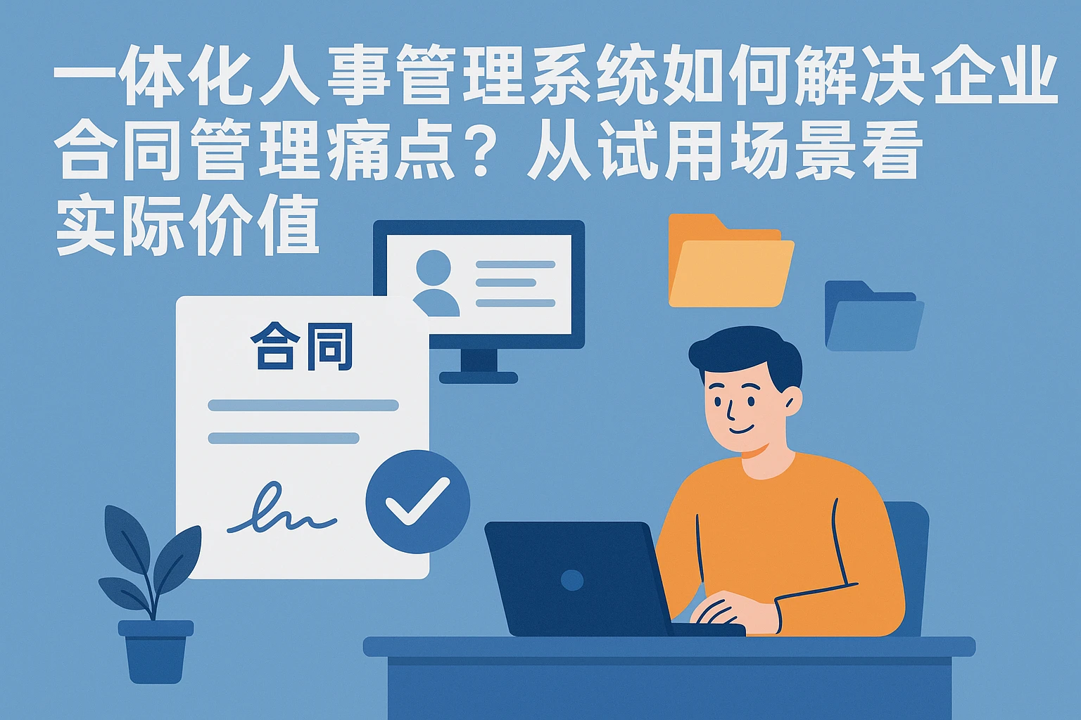 一体化人事管理系统如何解决企业合同管理痛点？从试用场景看实际价值