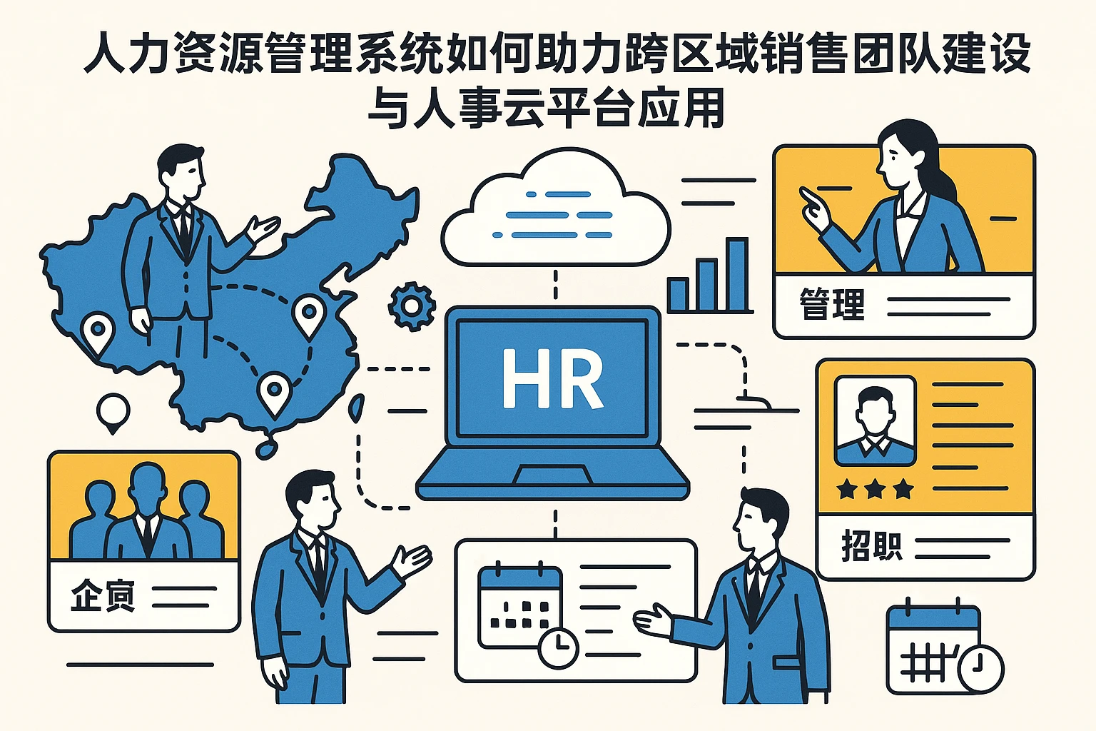 人力资源管理系统如何助力跨区域销售团队建设与人事云平台应用