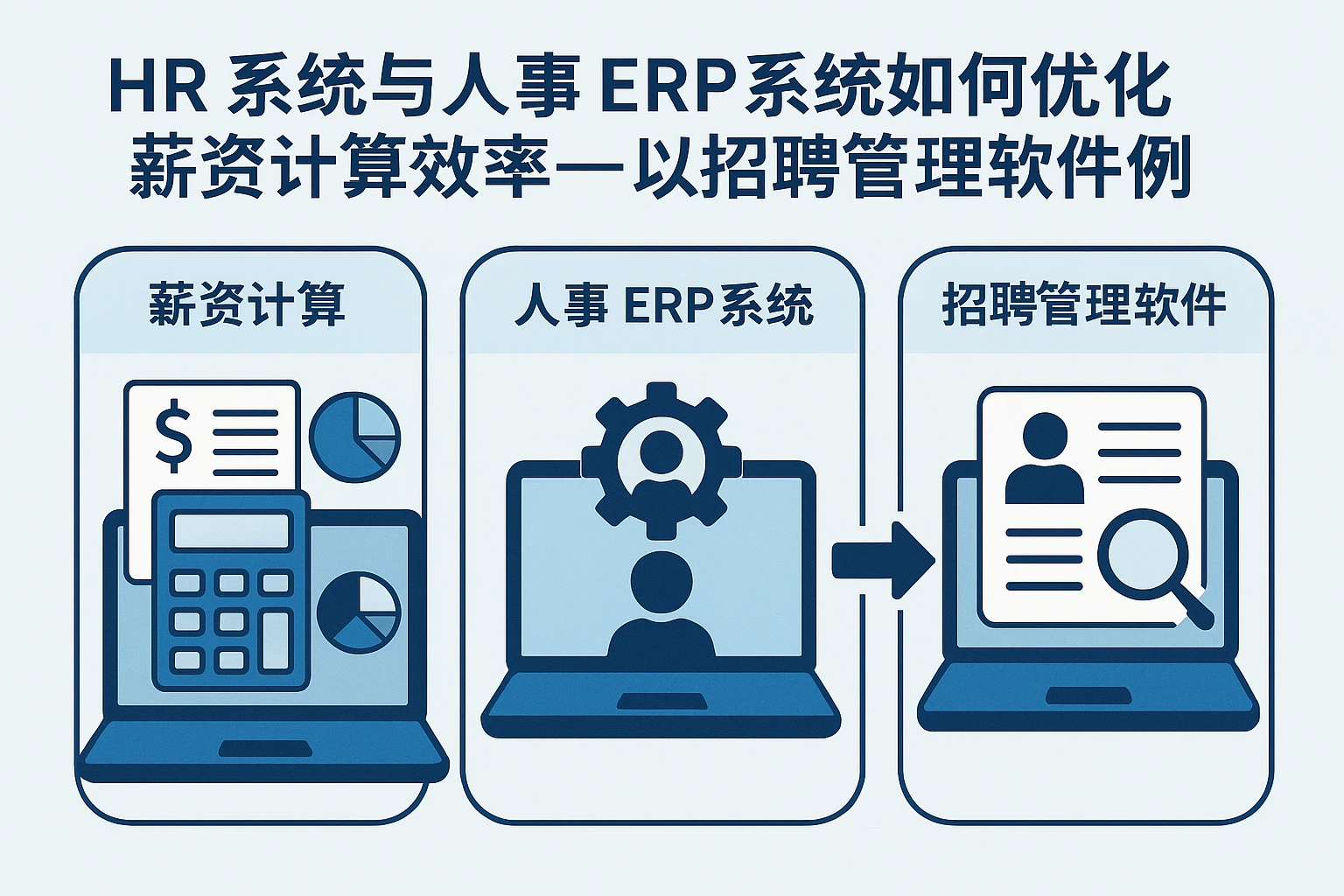 HR系统与人事ERP系统如何优化薪资计算效率——以招聘管理软件为例
