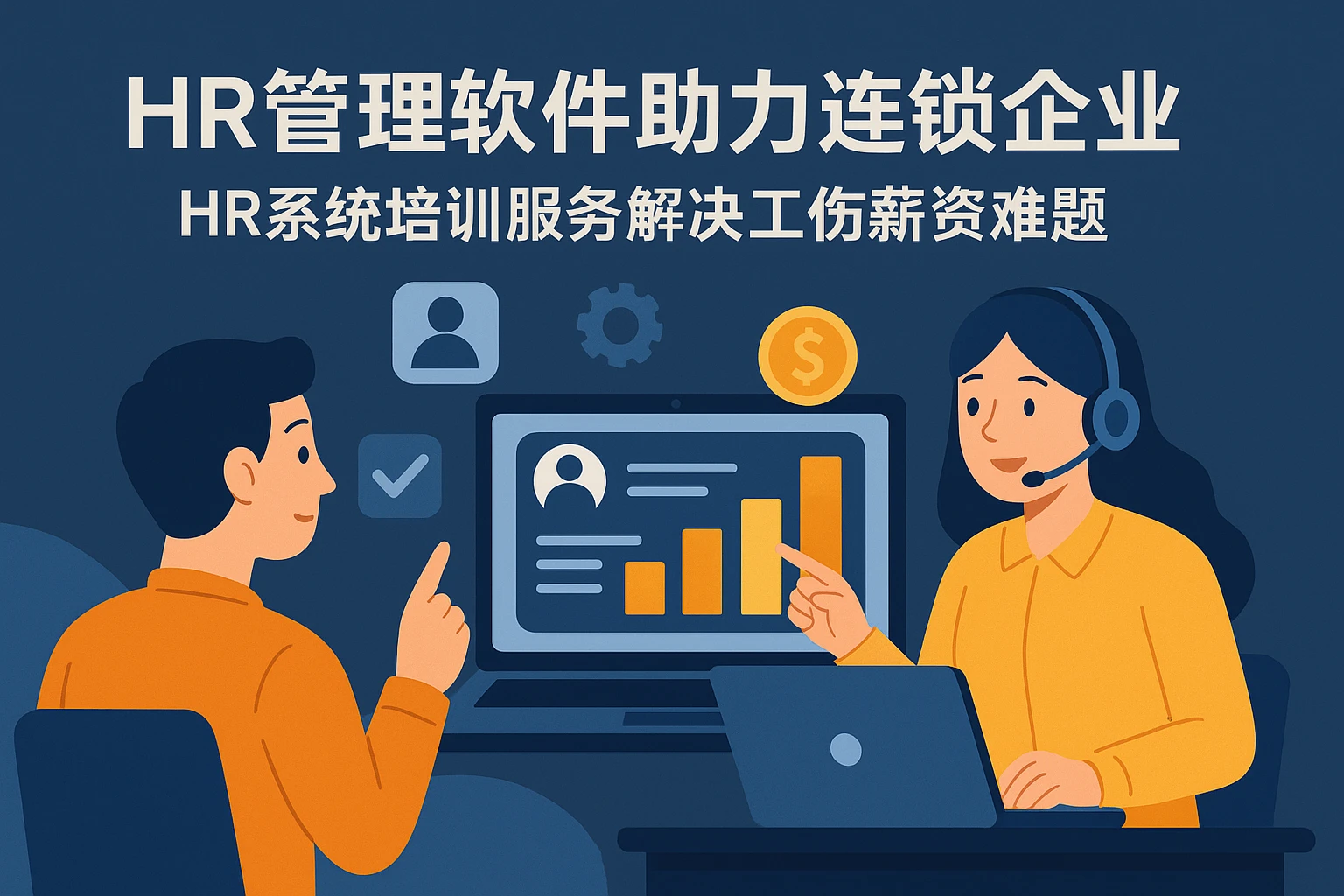 HR管理软件助力连锁企业HR系统培训服务解决工伤薪资难题