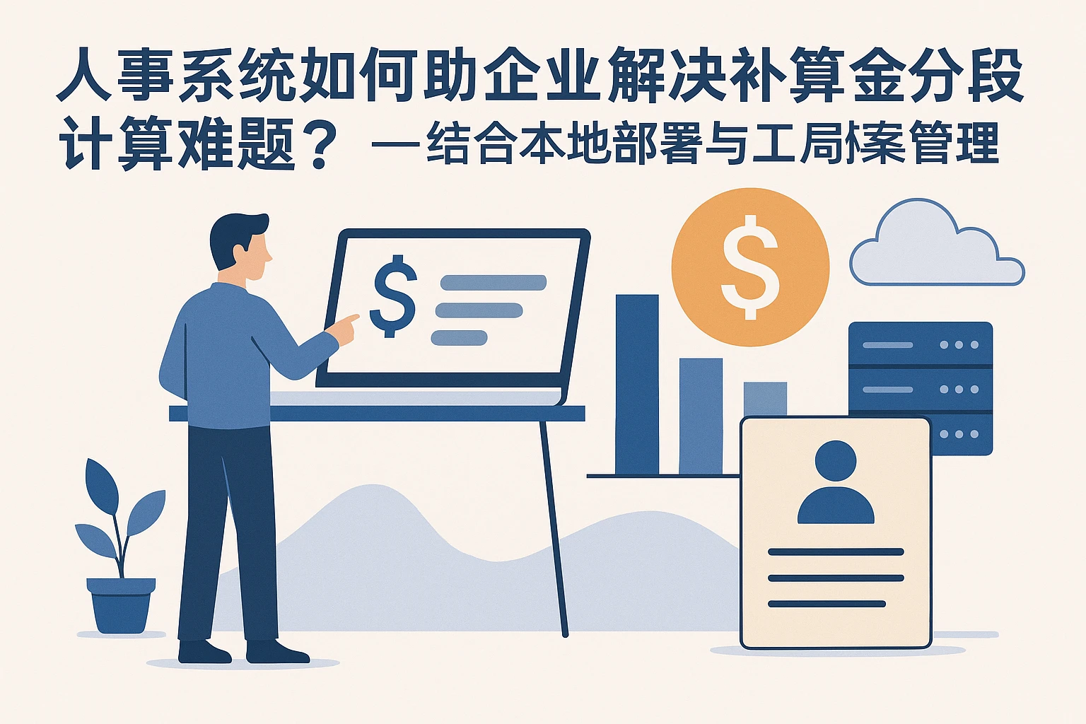 人事系统如何助力企业解决补偿金分段计算难题?——结合本地部署与员工档案管理的实践指南