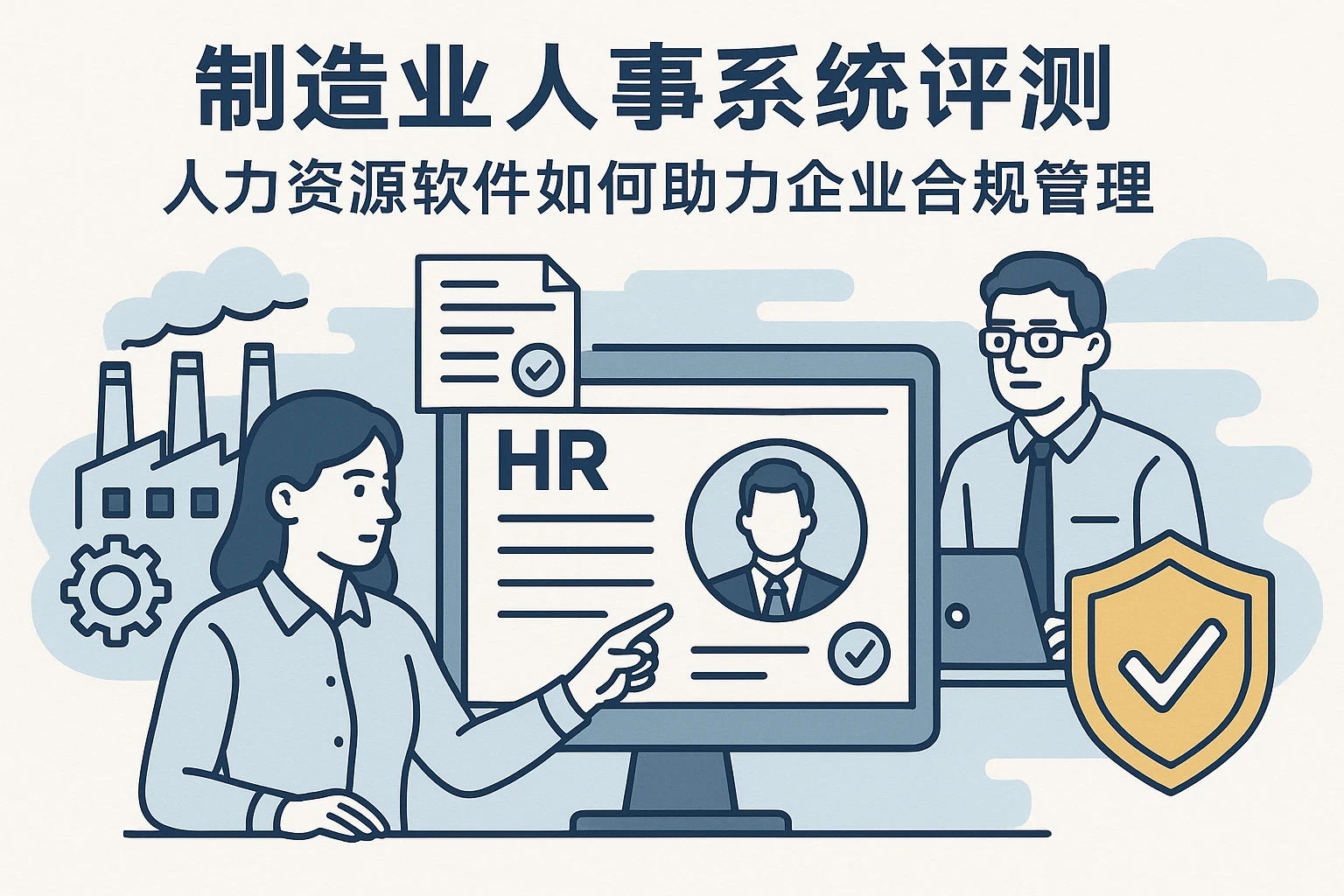 制造业人事系统评测：人力资源软件如何助力企业合规管理
