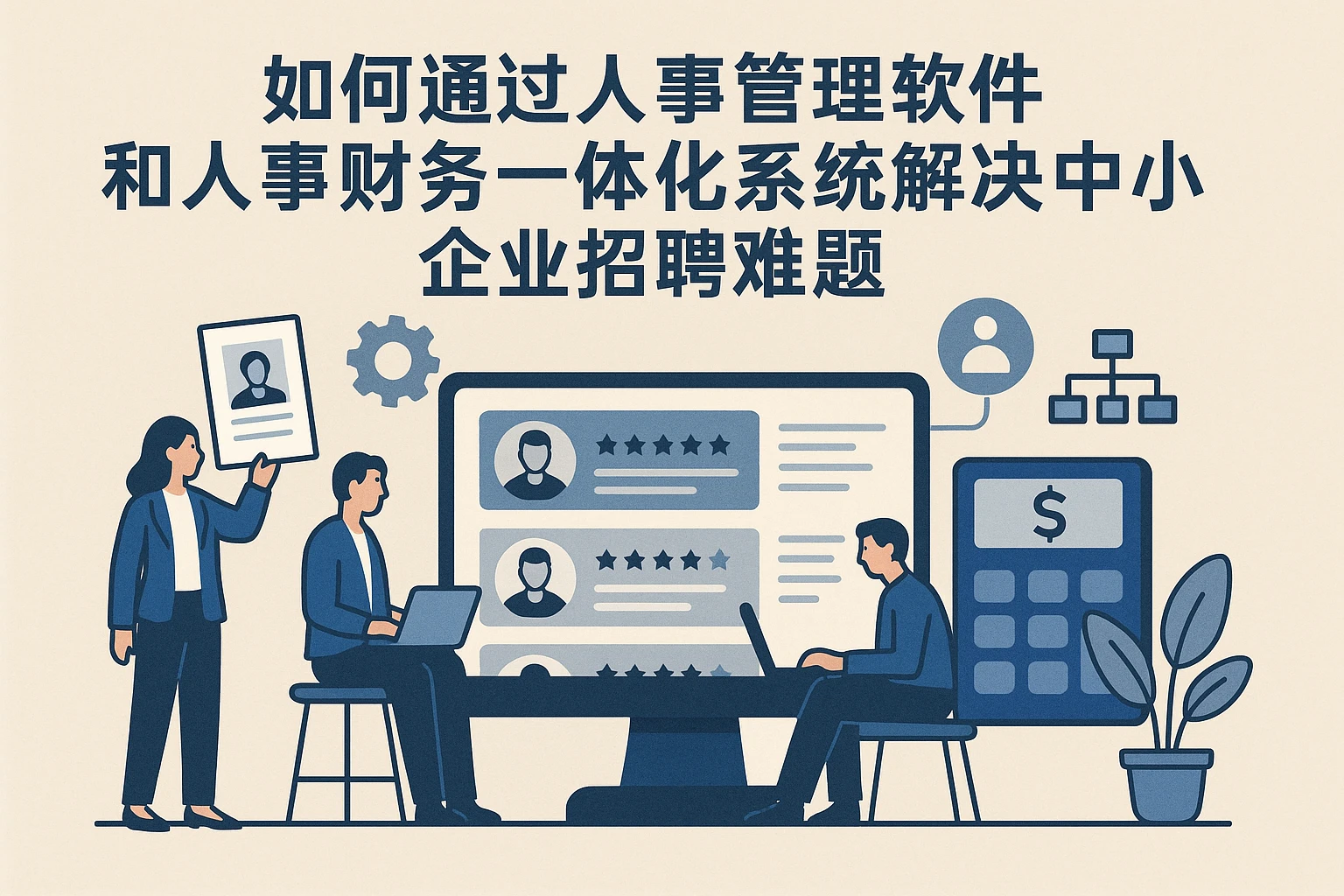 如何通过人事管理软件和人事财务一体化系统解决中小企业招聘难题