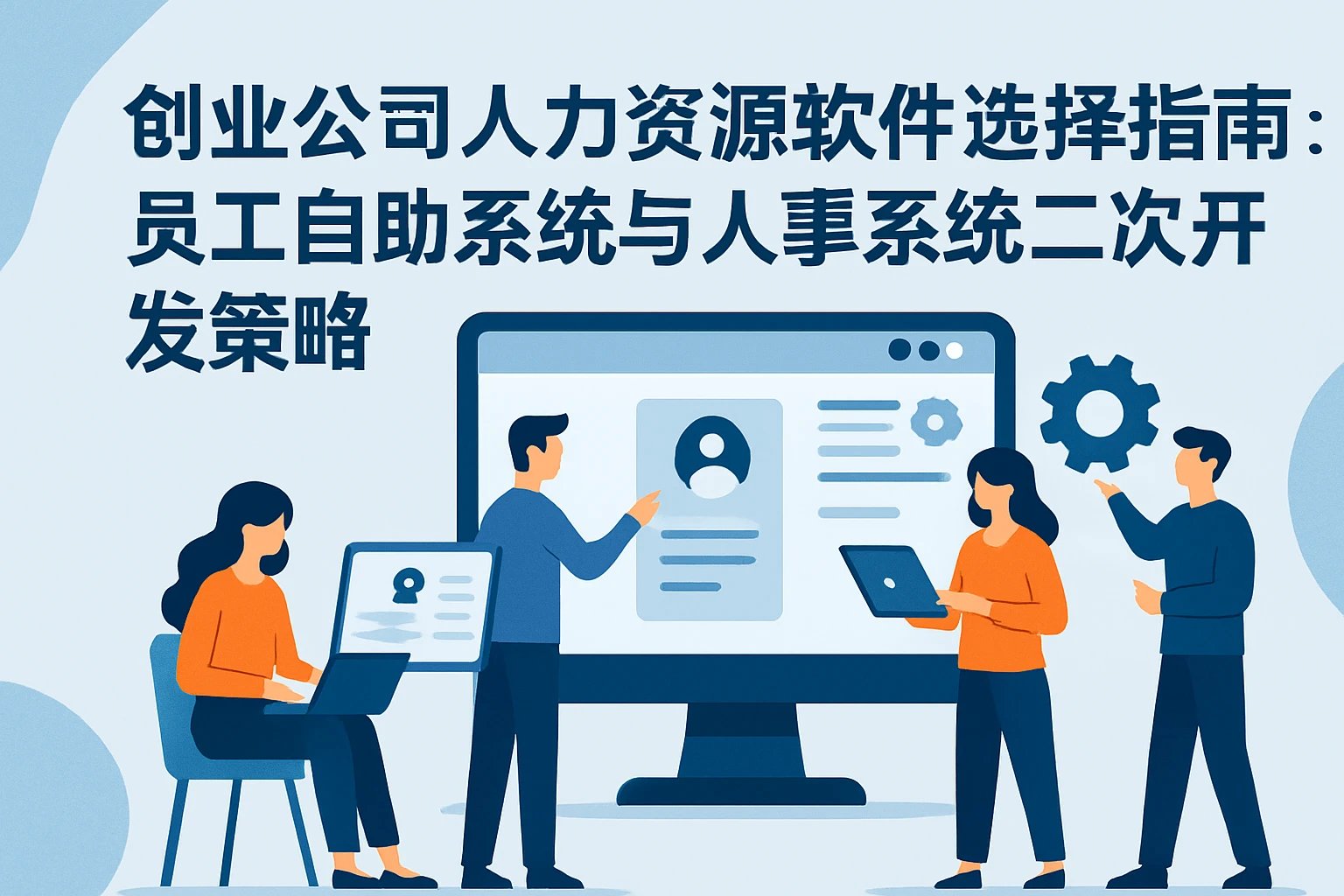 创业公司人力资源软件选择指南:员工自助系统与人事系统二次开发策略