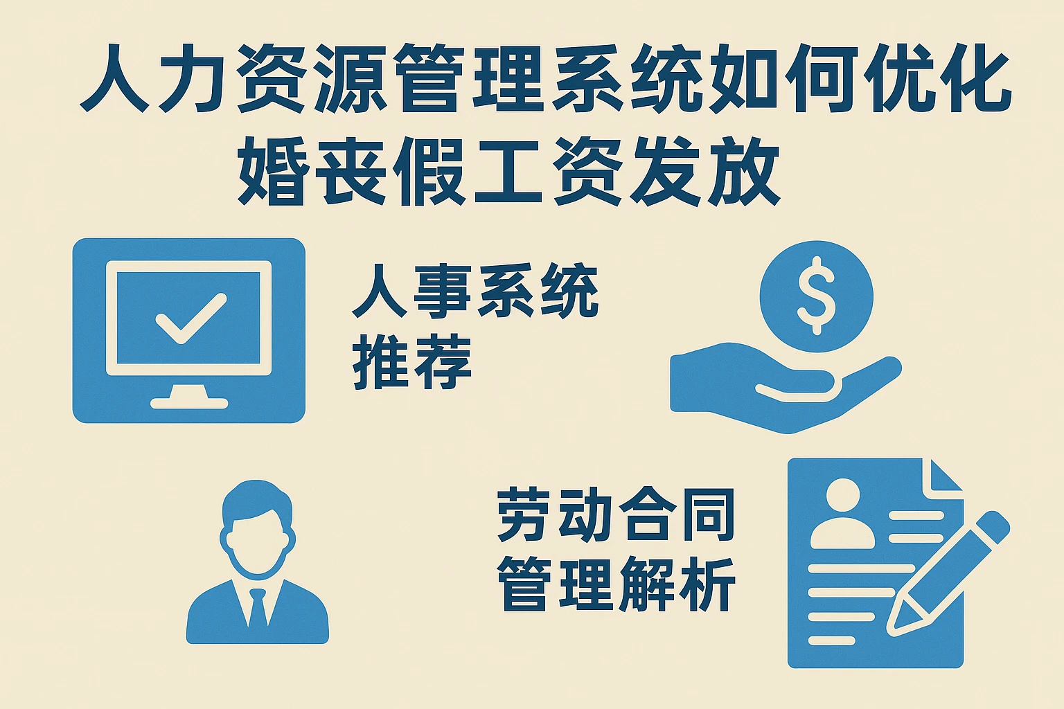 人力资源管理系统如何优化婚丧假工资发放 - 人事系统推荐与劳动合同管理解析
