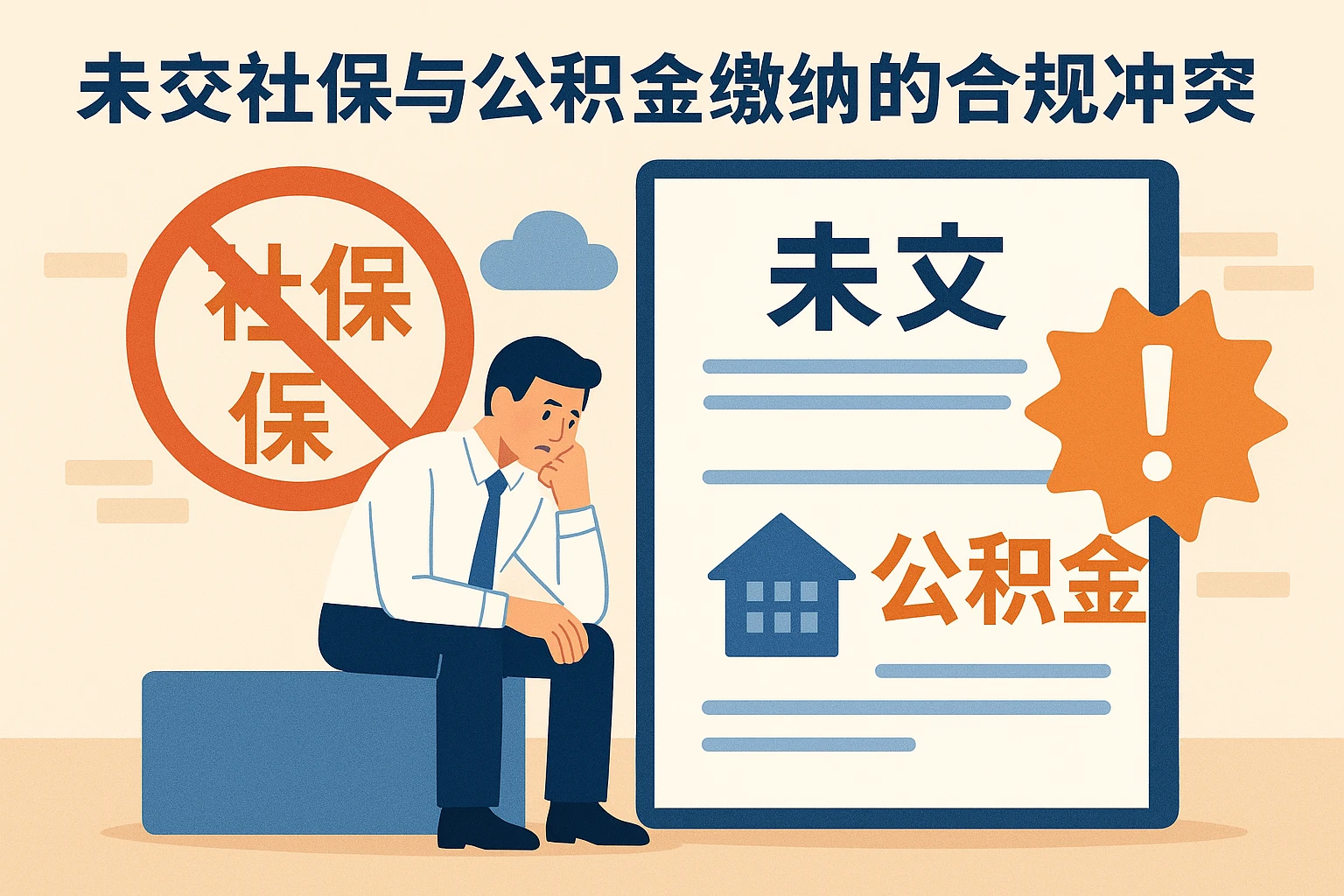 1. 未交社保与公积金缴纳的合规冲突