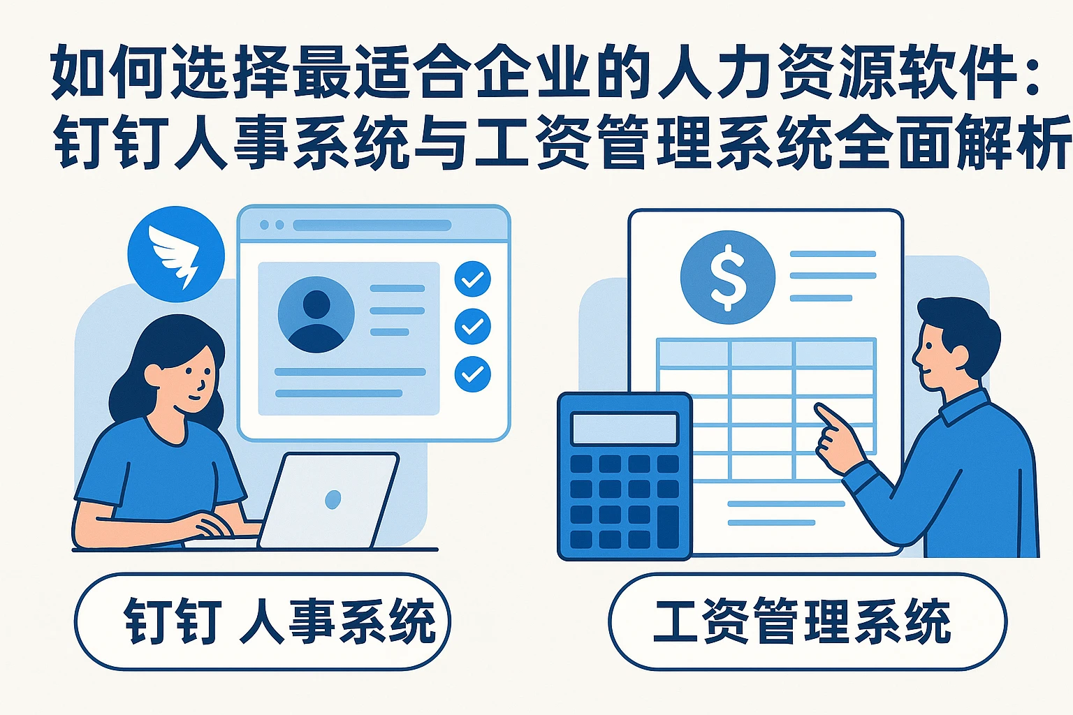 如何选择最适合企业的人力资源软件:钉钉人事系统与工资管理系统全面解析