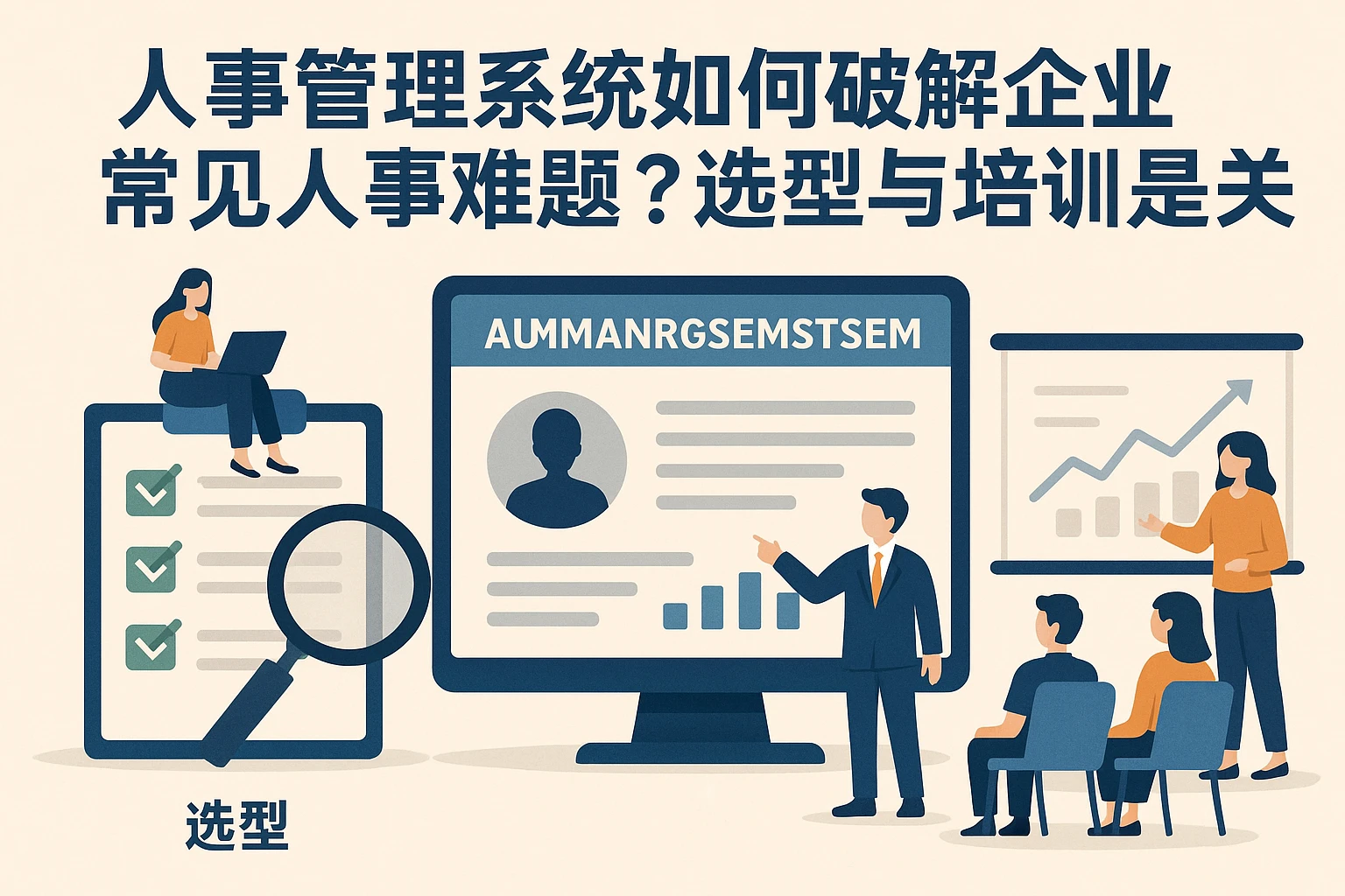 人事管理系统如何破解企业常见人事难题？选型与培训是关键