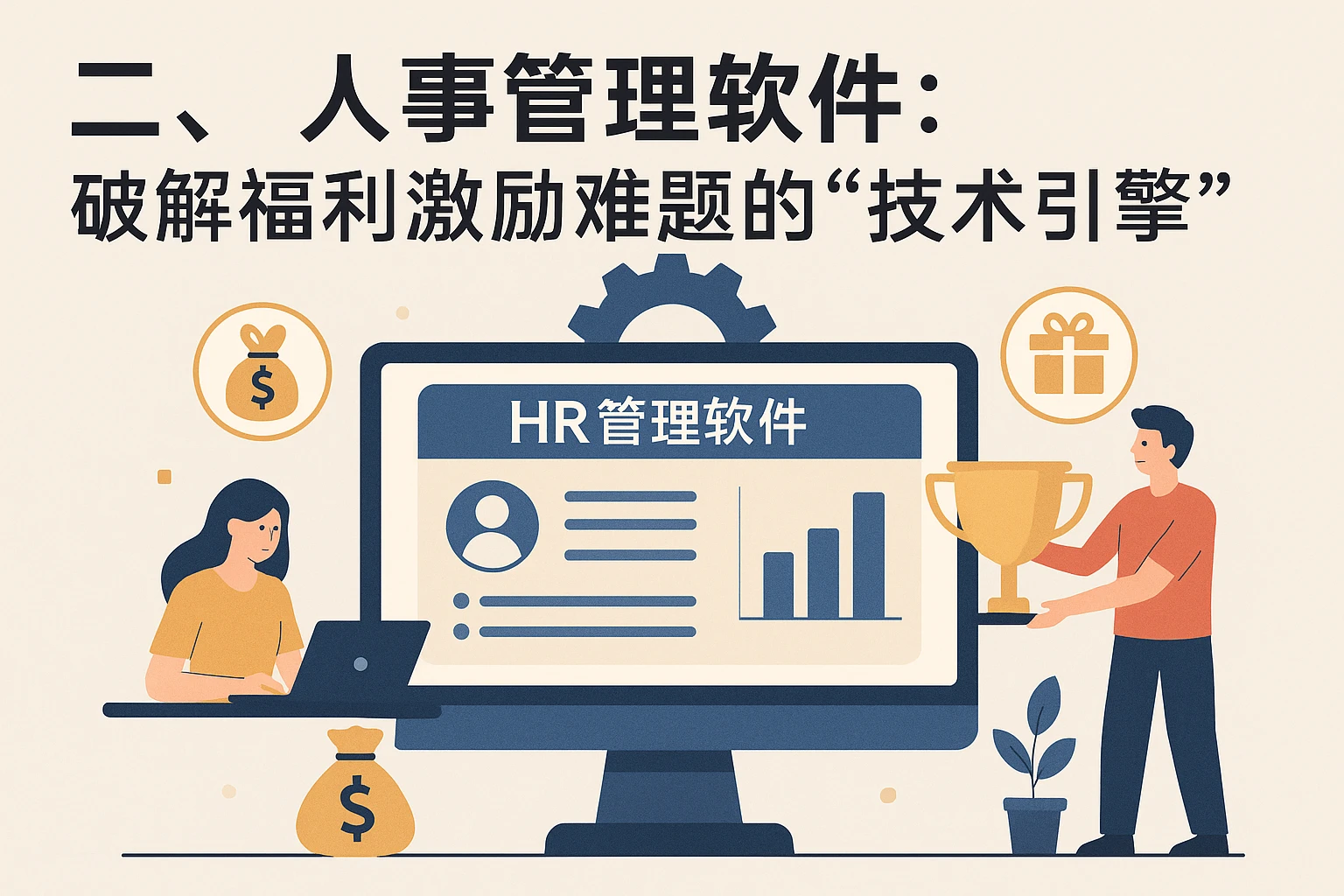 二、人事管理软件:破解福利激励难题的“技术引擎”
