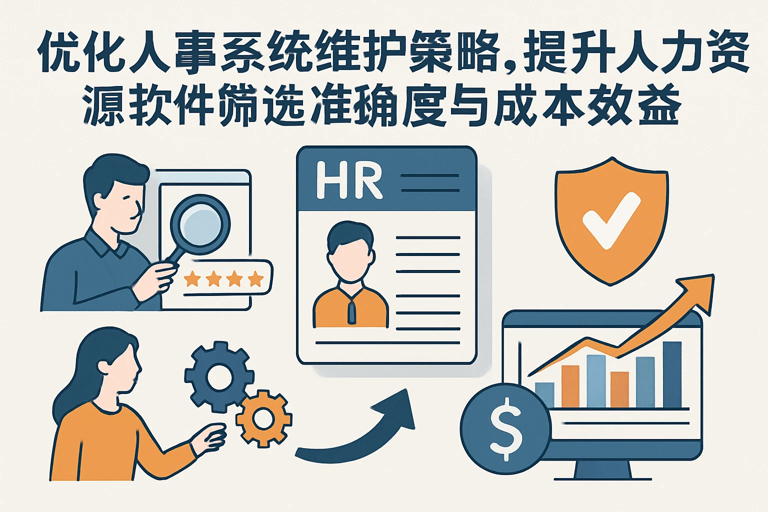 优化人事系统维护策略，提升人力资源软件筛选准确度与成本效益