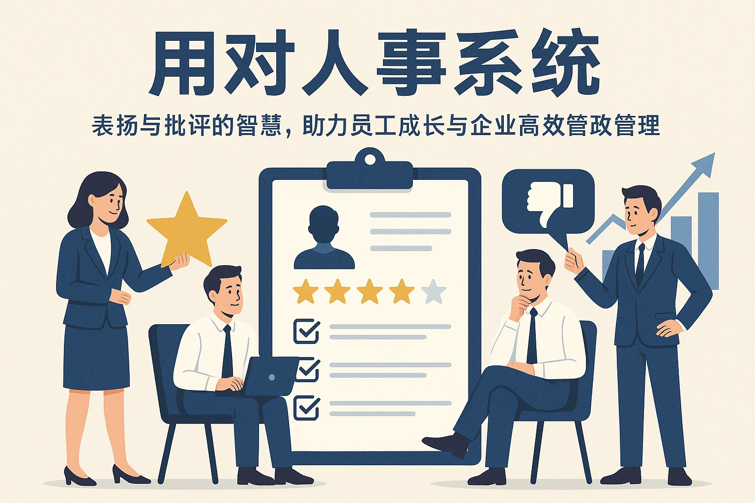 用对人事系统：表扬与批评的智慧，助力员工成长与企业高效管理