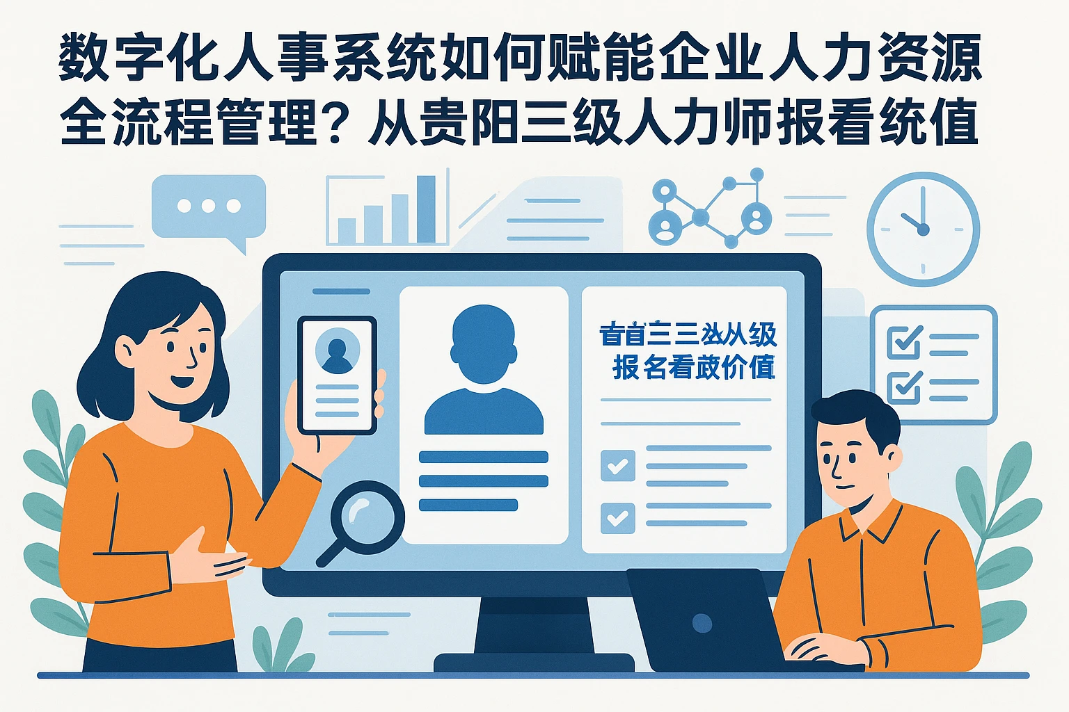 数字化人事系统如何赋能企业人力资源全流程管理？从贵阳三级人力师报名看系统价值