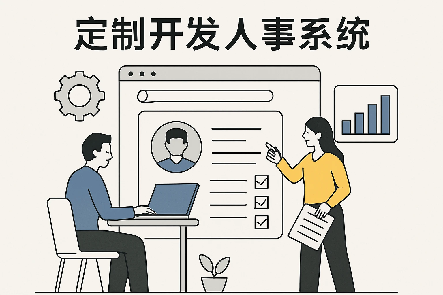 定制开发人事系统